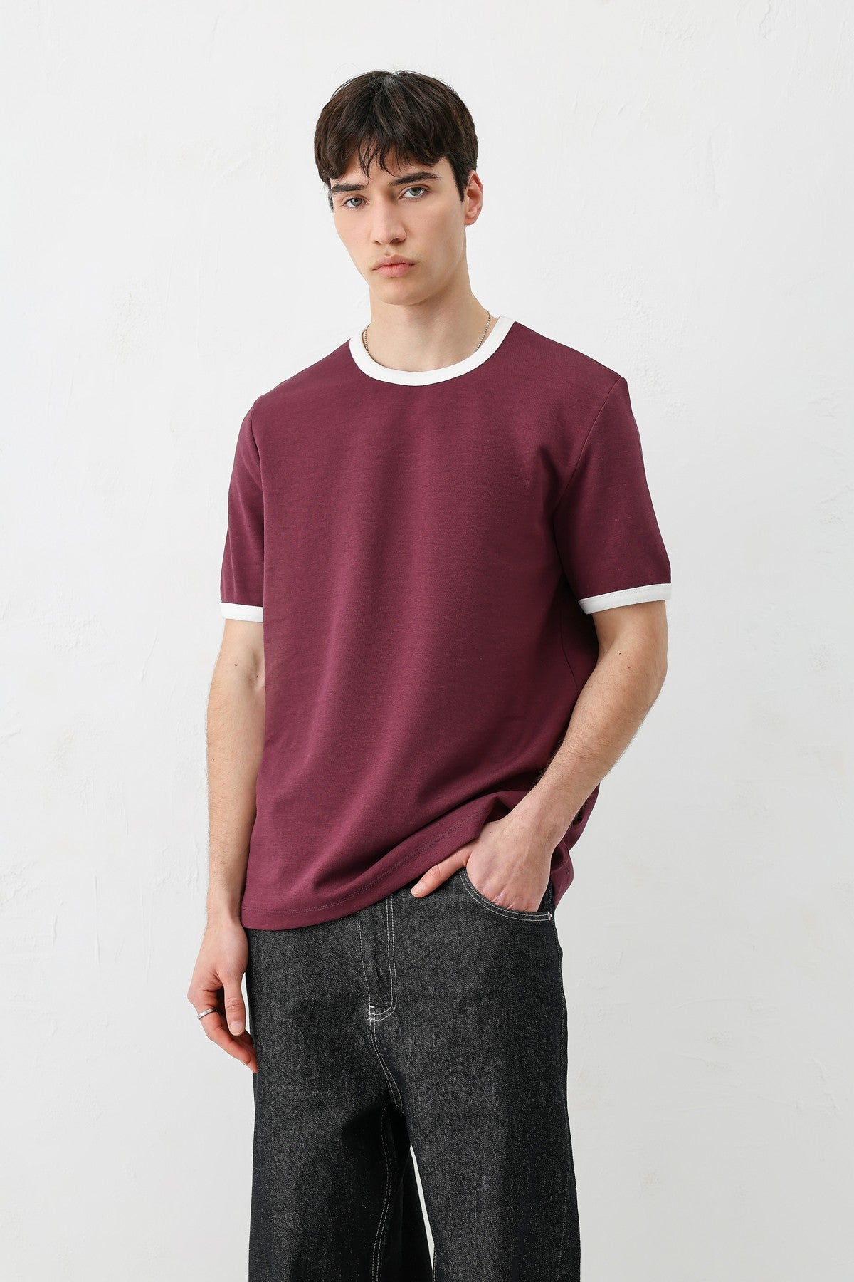 Short-Sleeved Regular-Fit T-Shirt