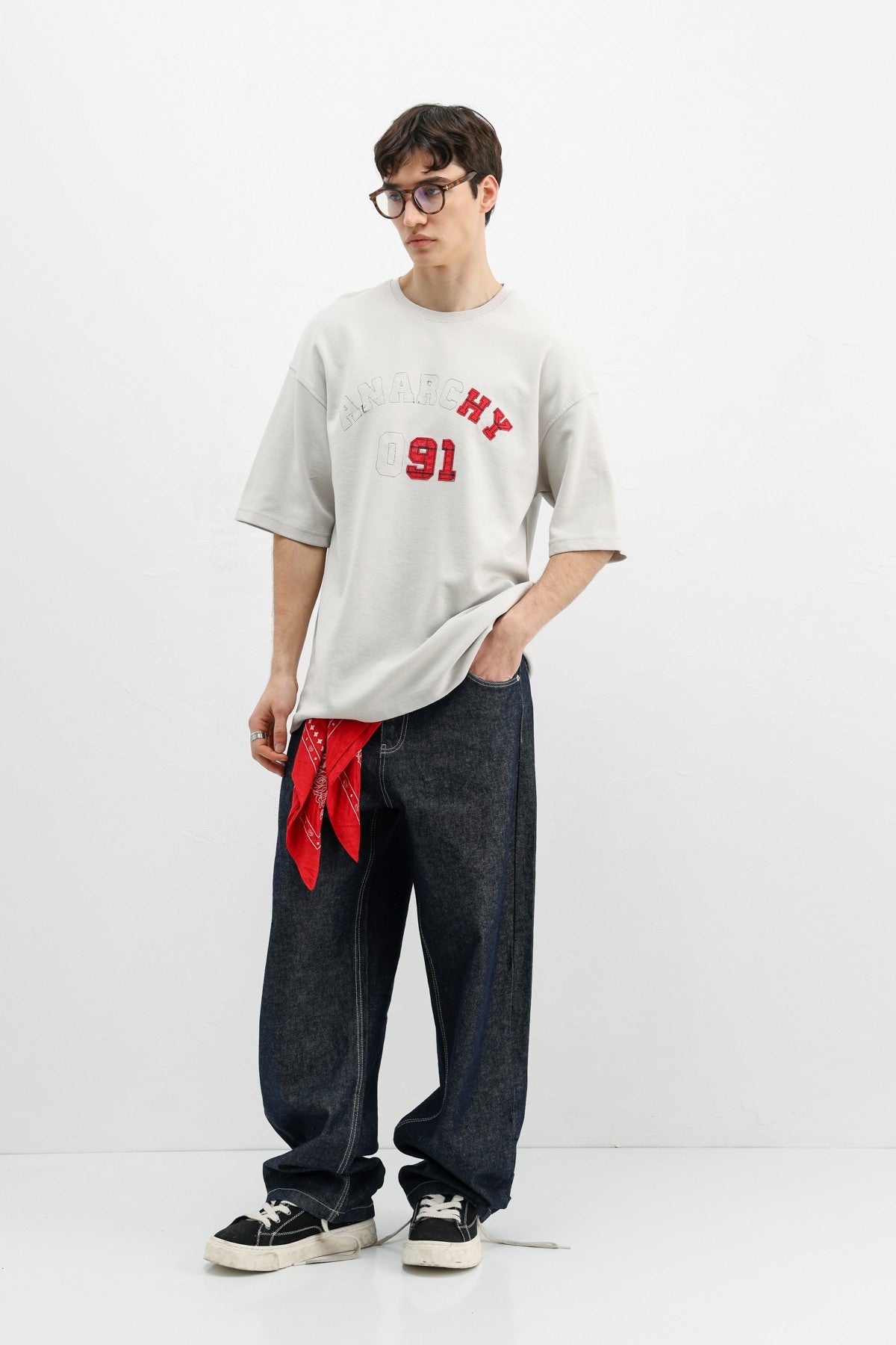 Oversized Printed T-Shirt V70-153