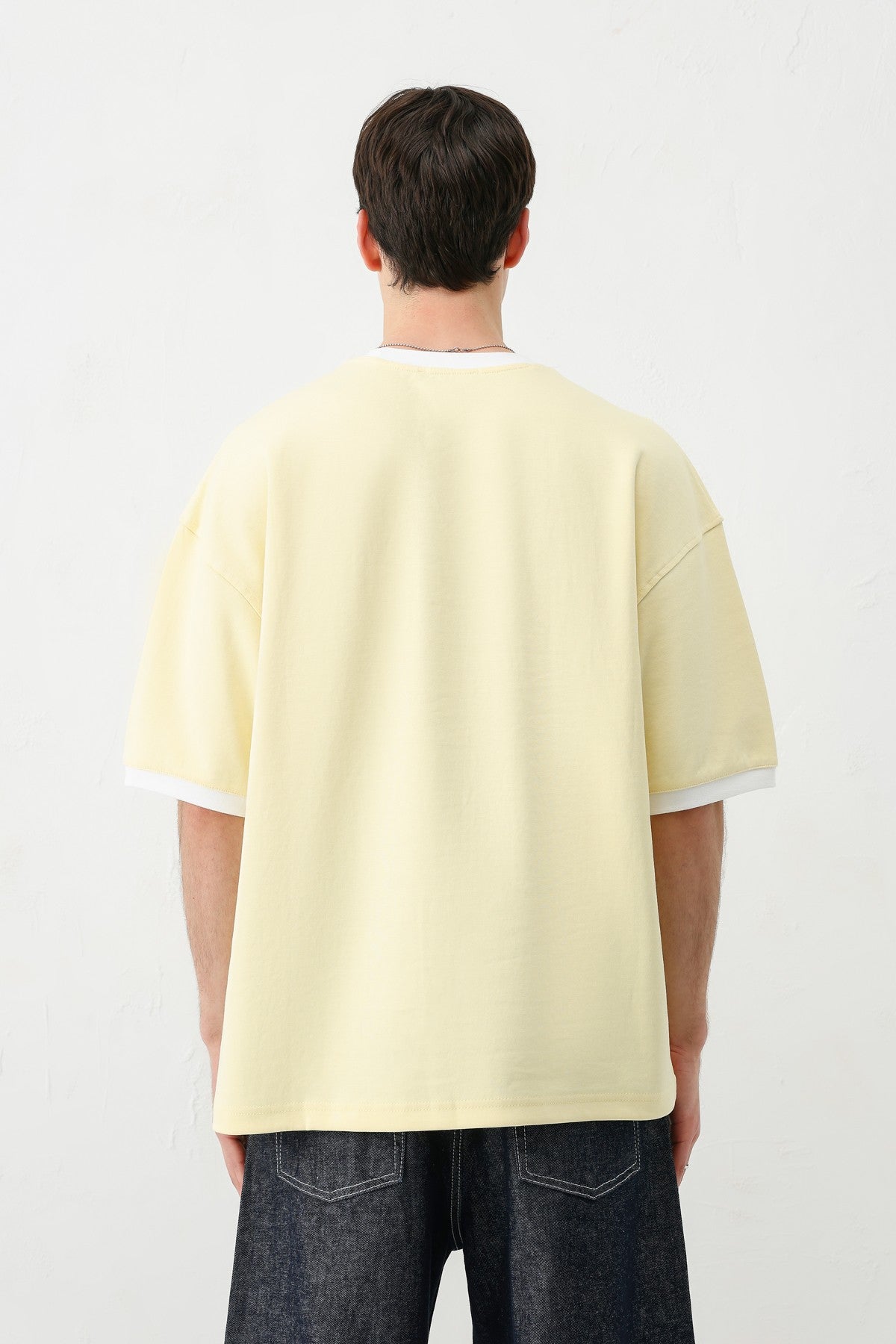 Short-Sleeved Oversized T-Shirt with Pockets