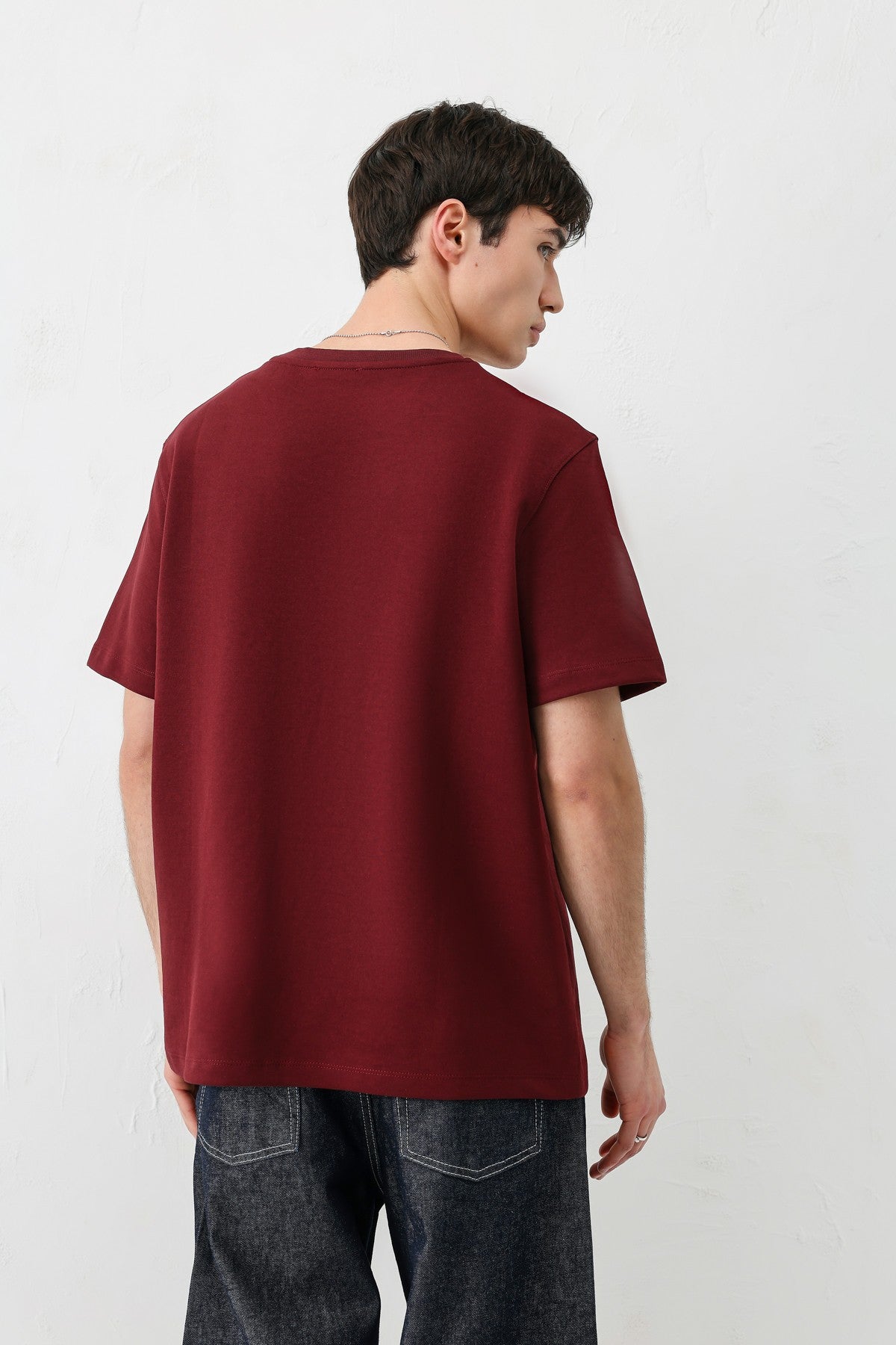 Short-Sleeved Boxy-Fit T-Shirt