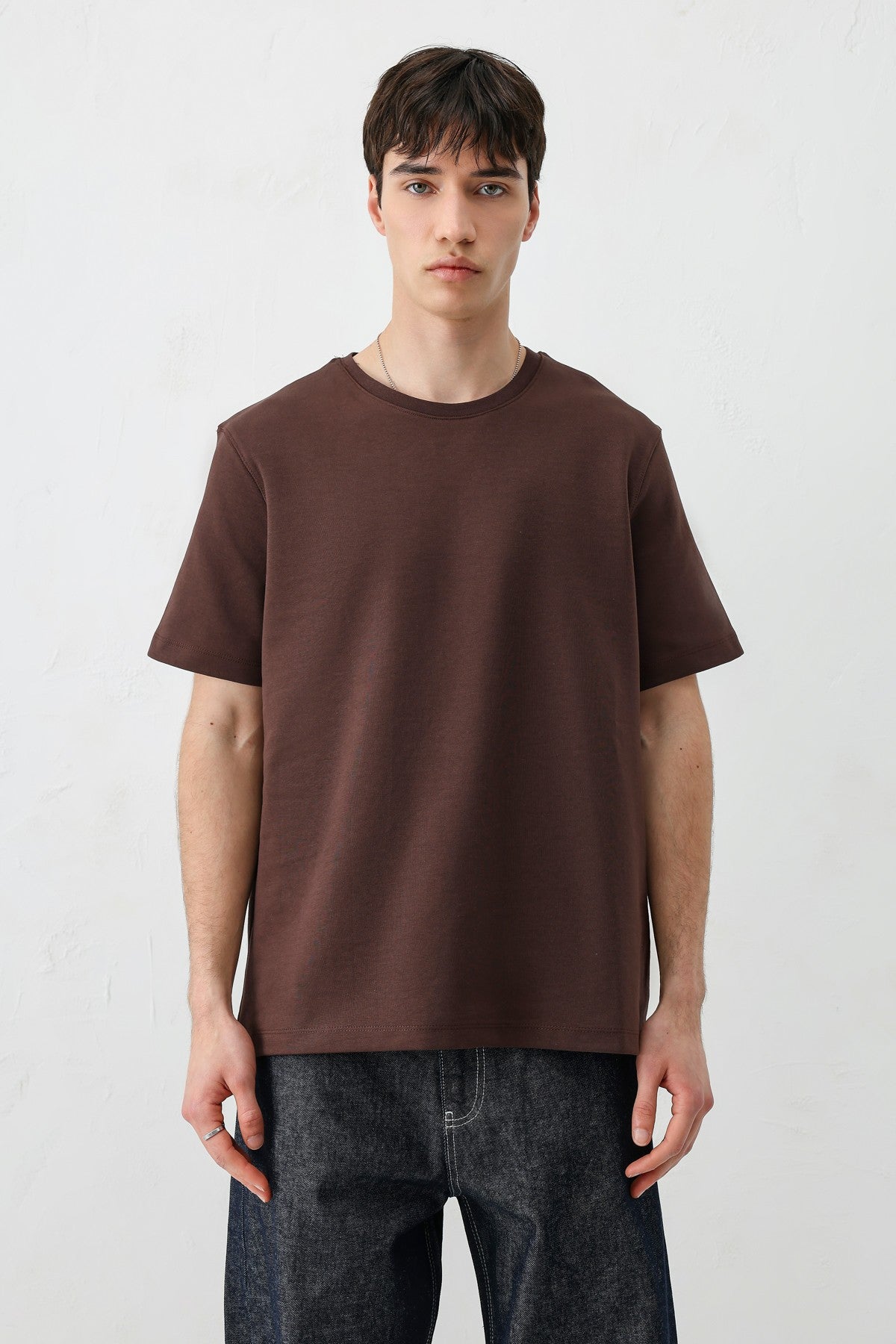 Short-Sleeved Boxy-Fit T-Shirt