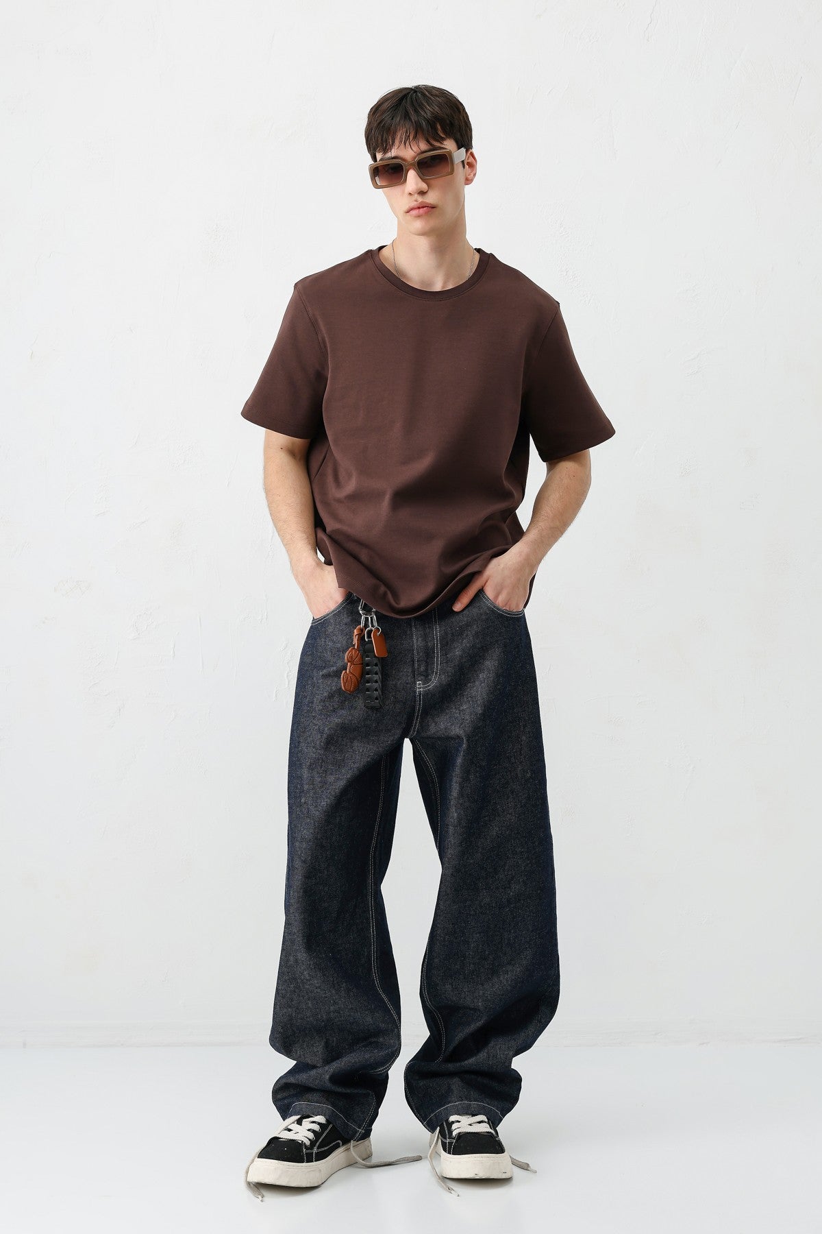 Short-Sleeved Boxy-Fit T-Shirt