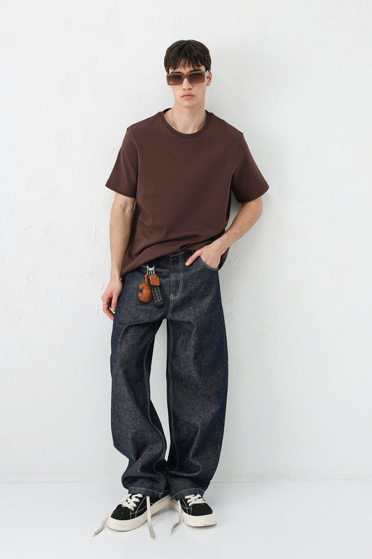 Short-Sleeved Boxy-Fit T-Shirt