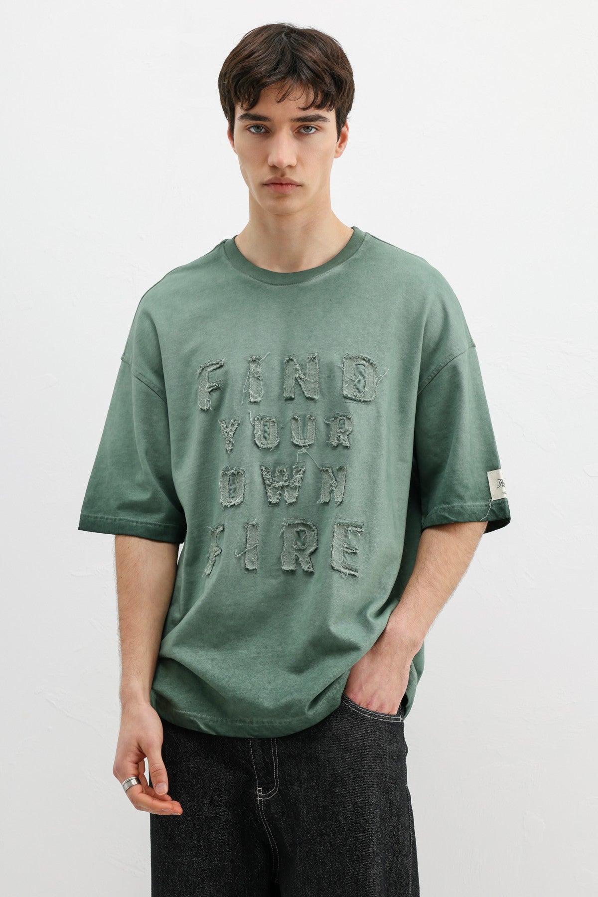 Oversized Printed T-Shirt V70-165