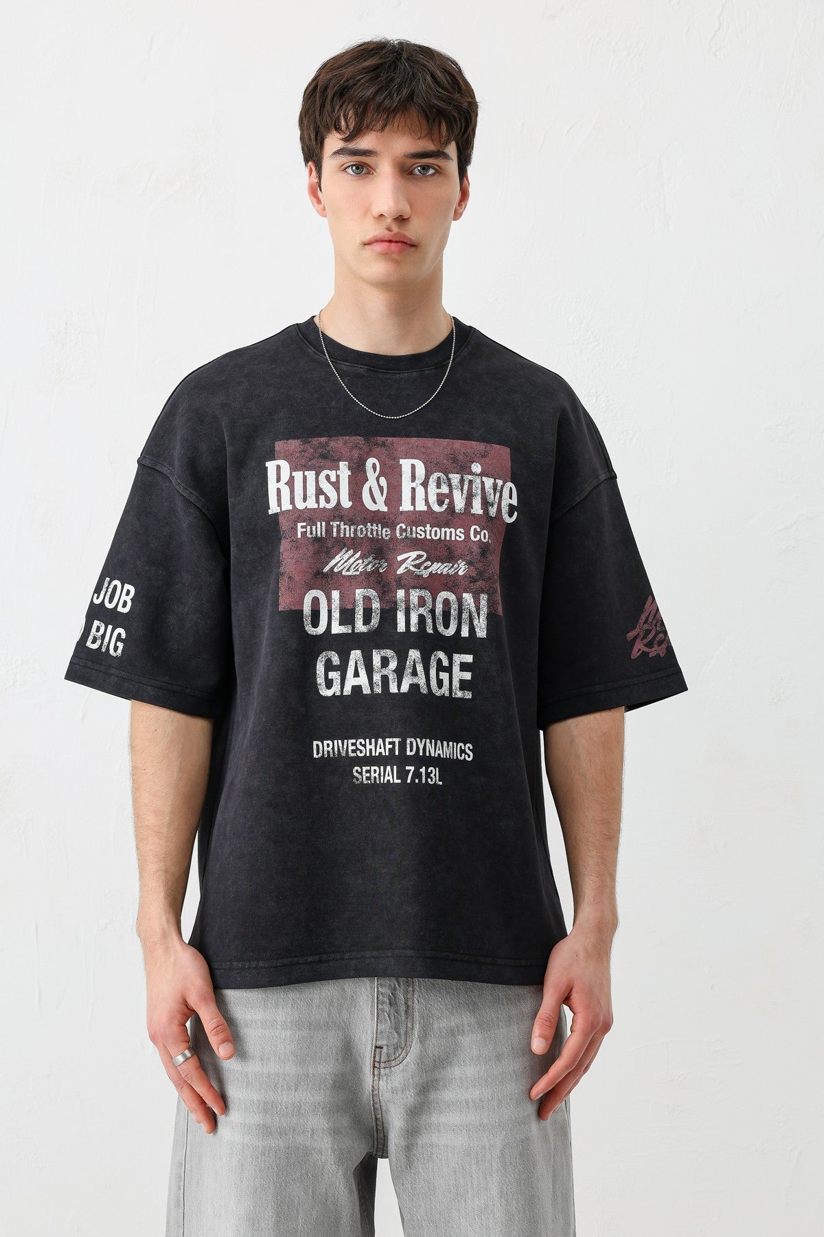 Oversized Printed T-Shirt V70-167