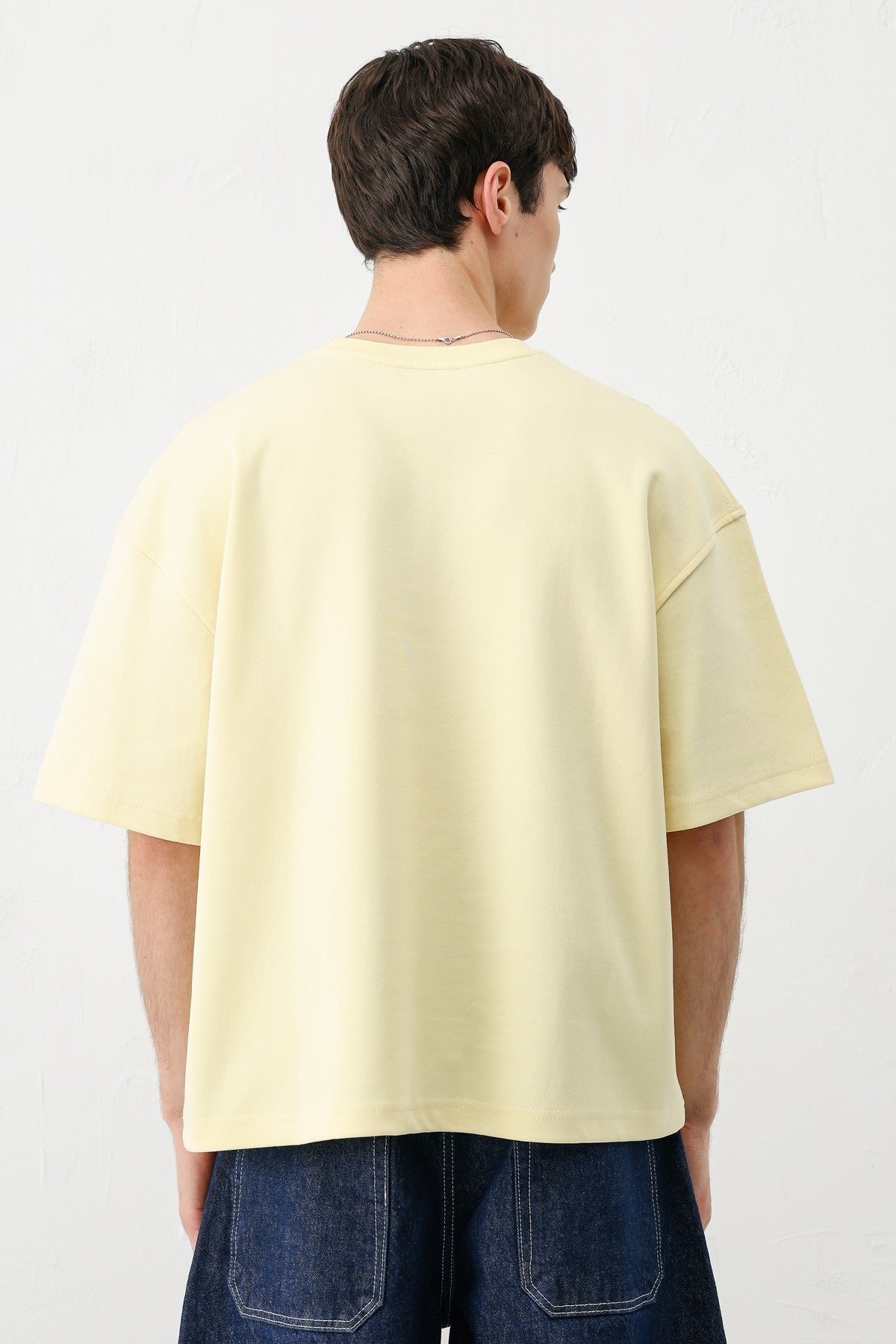 Short-Sleeved Boxy-Fit Printed T-Shirt