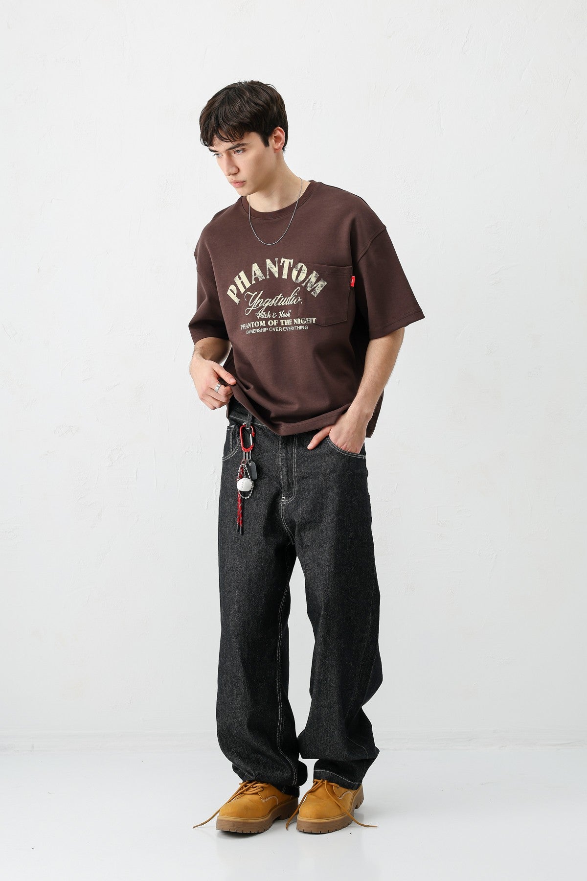 Short-Sleeved Boxy-Fit Printed T-Shirt