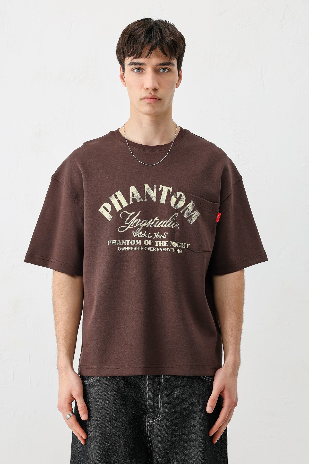 Short-Sleeved Boxy-Fit Printed T-Shirt