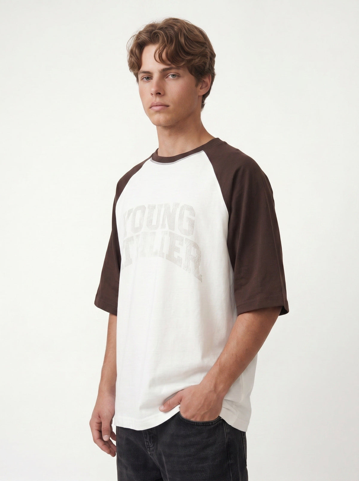 Printed Oversized T-Shirt V70-177