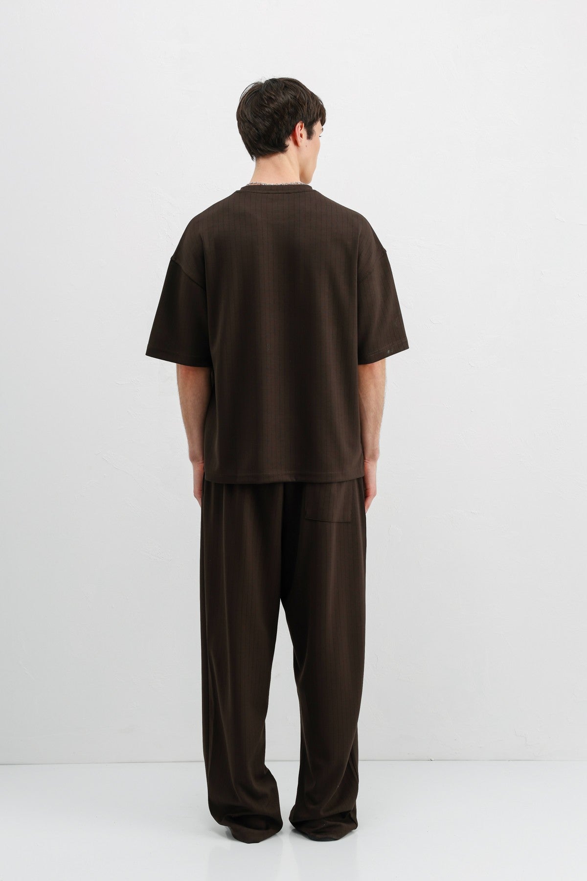 Oversized T-Shirt with Ribbed Texture