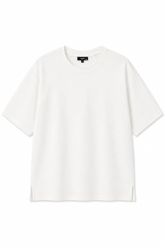 Oversized Raglan-Sleeve Basic T-Shirt