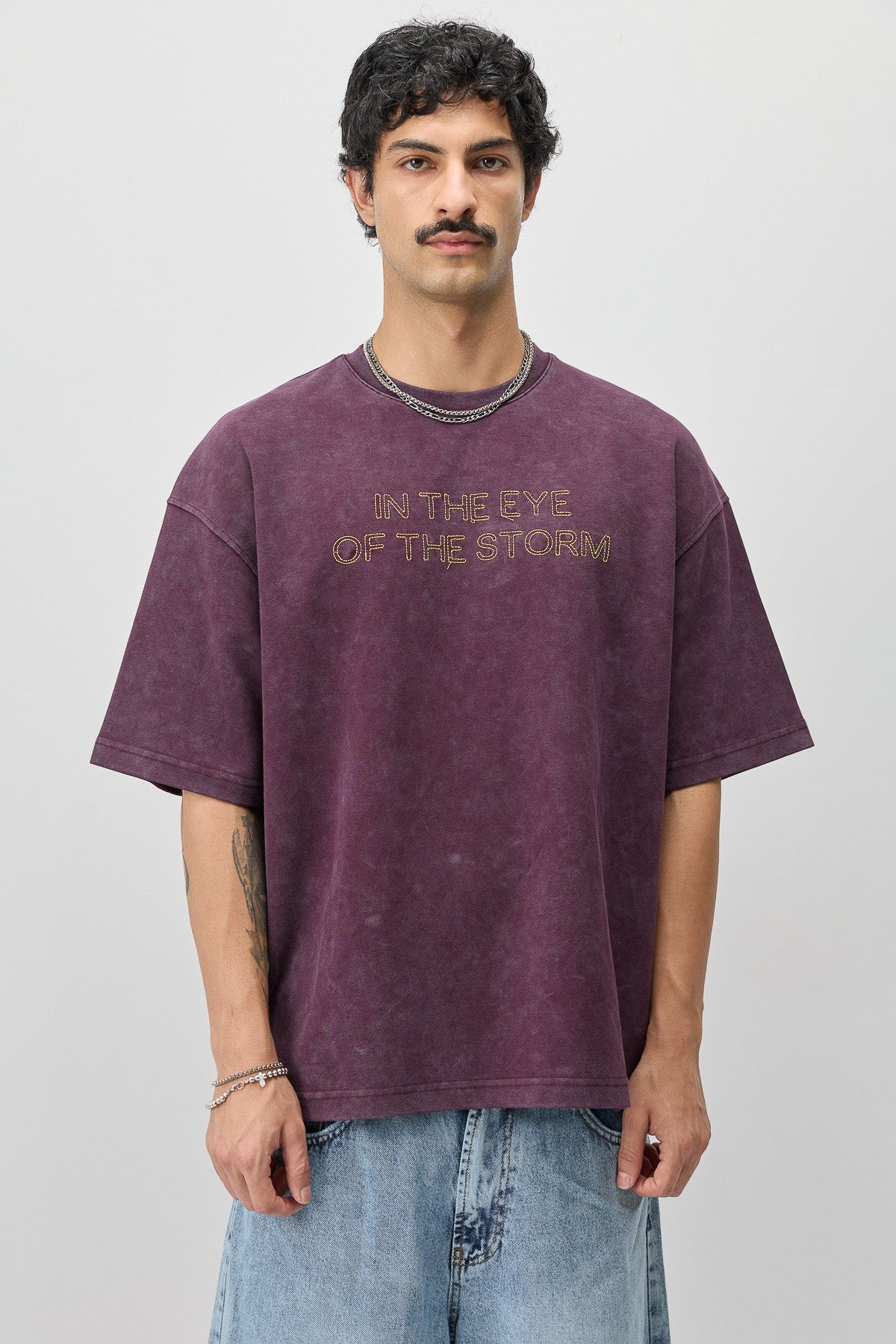 Oversized T-Shirt with Front Print