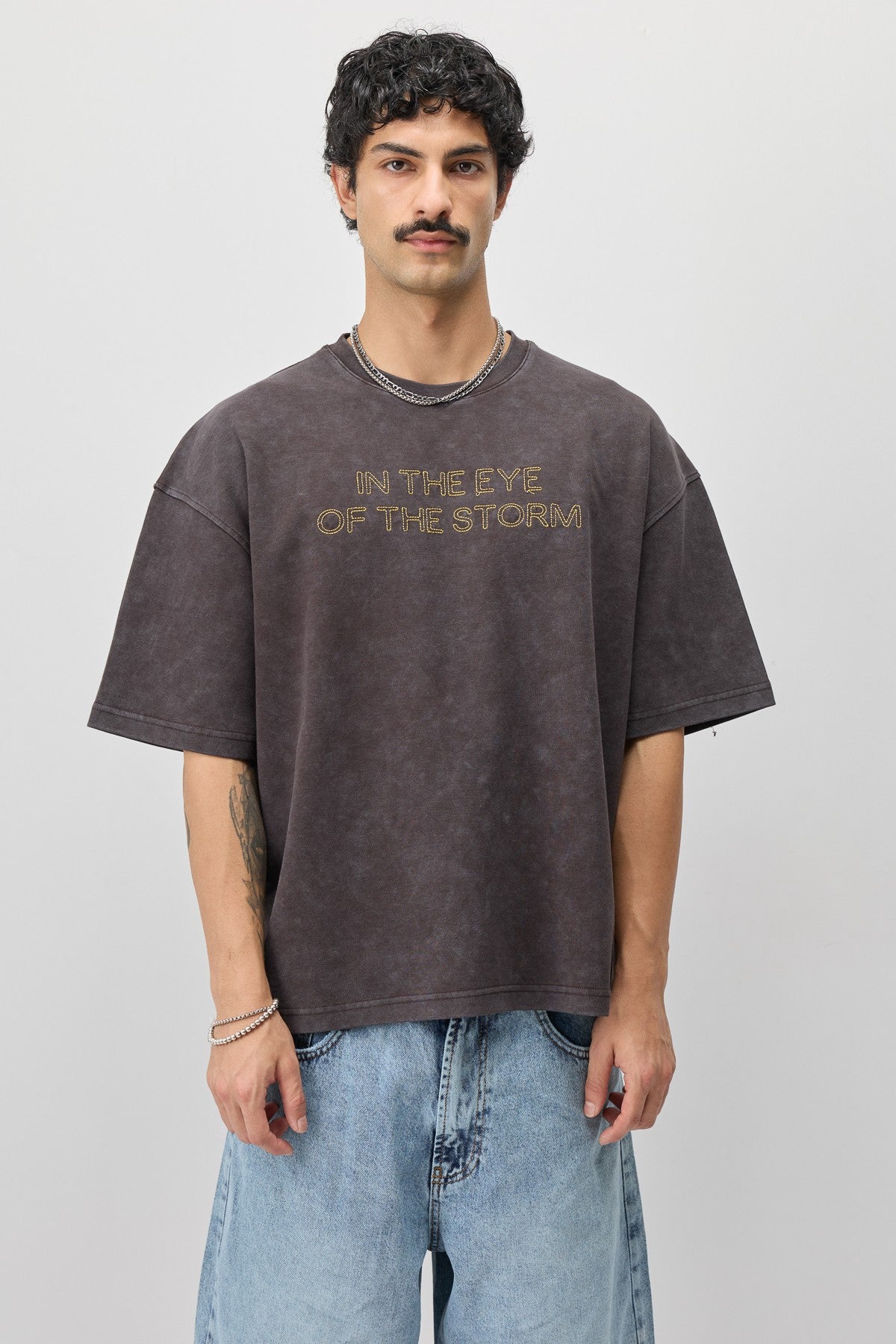 Oversized T-Shirt with Front Print
