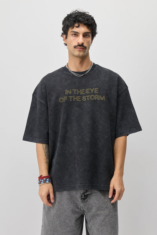 Oversized T-Shirt with Front Print