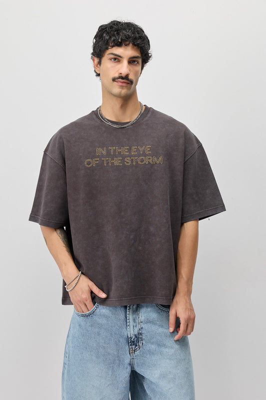 Oversized T-Shirt with Front Print