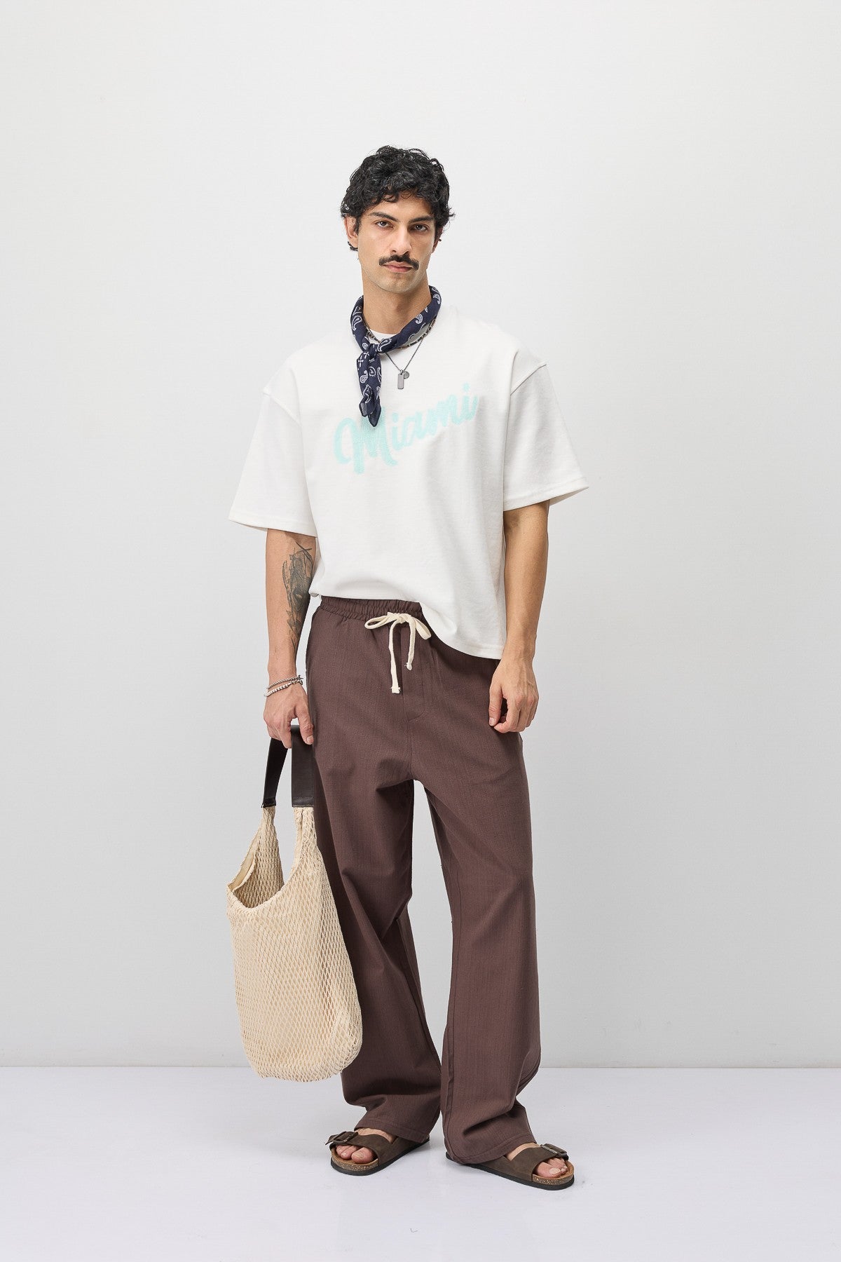 Oversized Miami-Printed T-Shirt