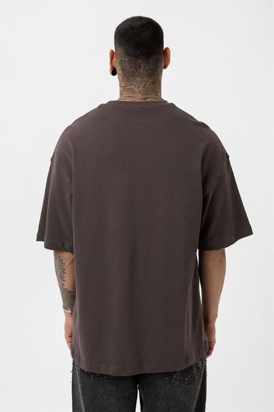 Oversized T-Shirt with Metal Ring Detail