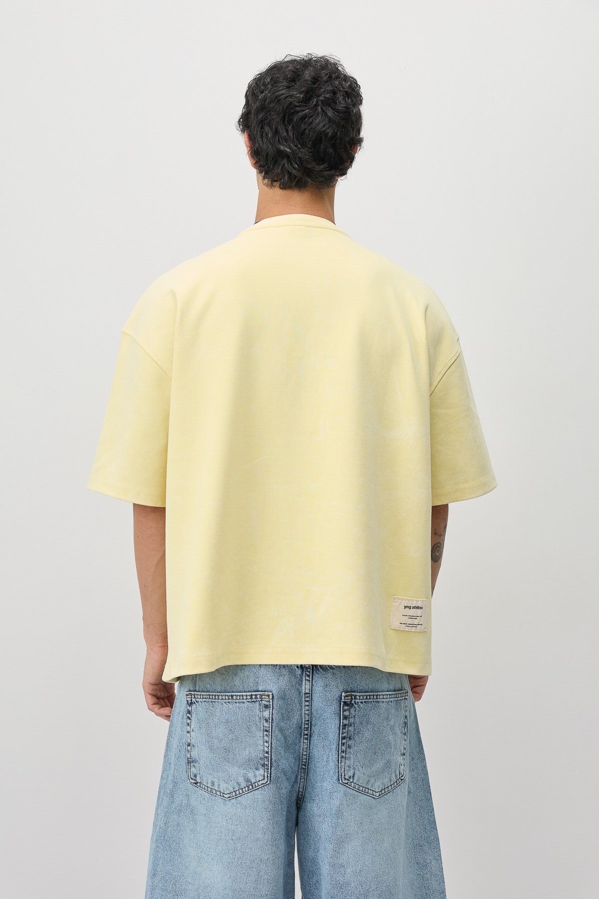 Oversized T-Shirt with Printed Label