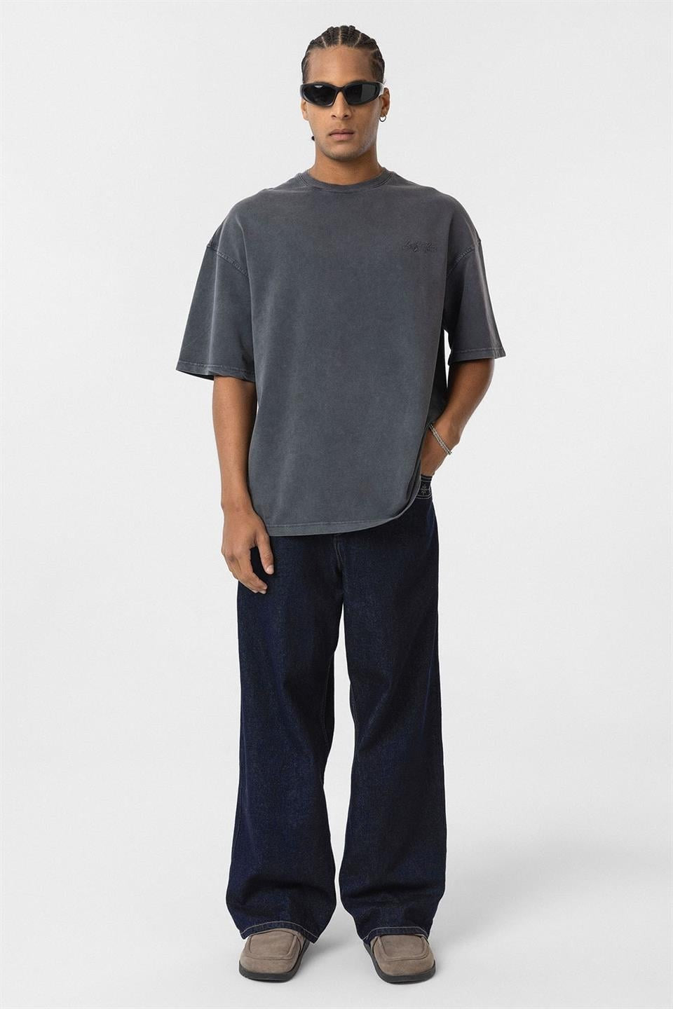 Oversized T-Shirt with Back Print (Machine Washable)