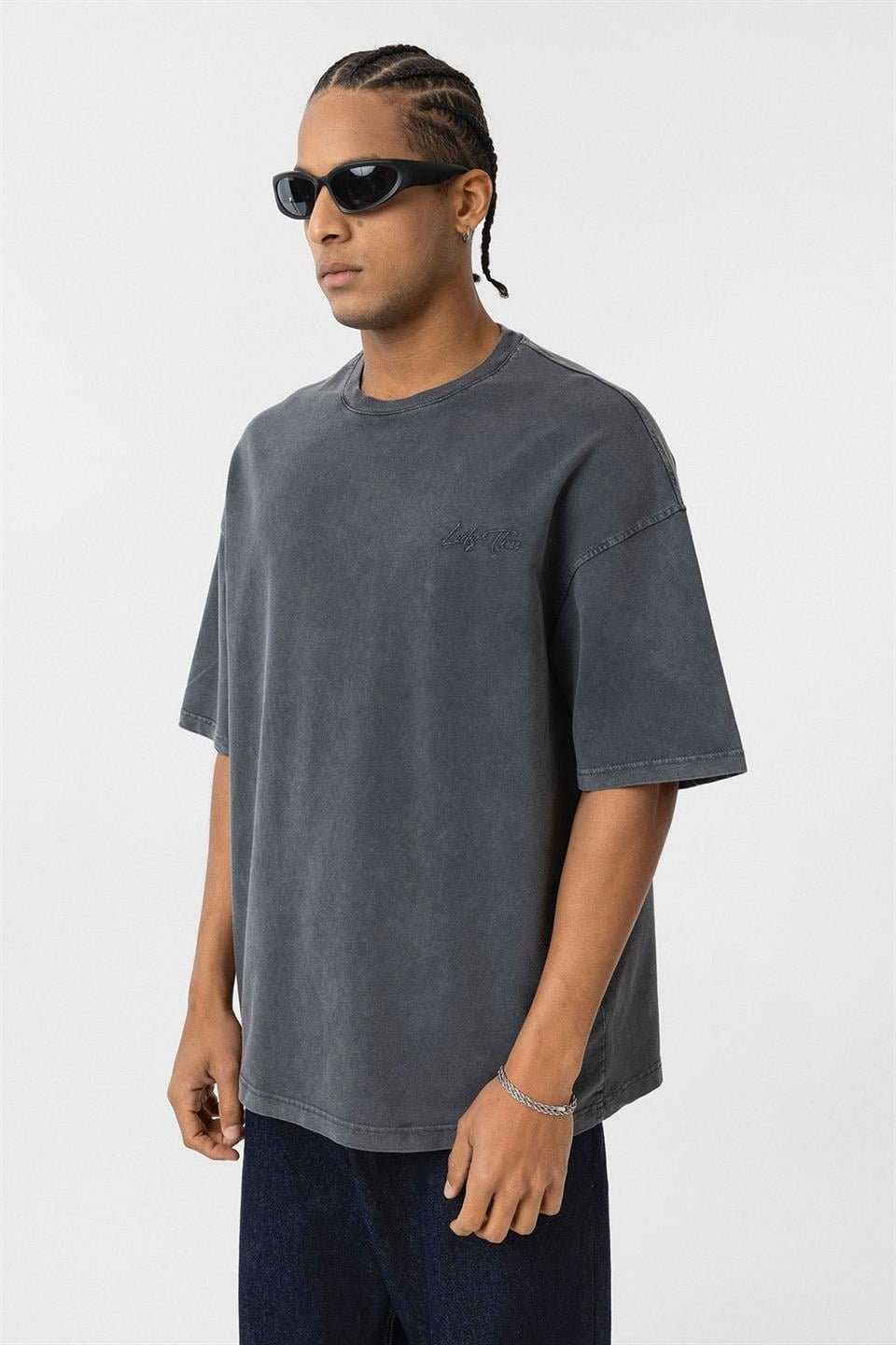 Oversized T-Shirt with Back Print (Machine Washable)