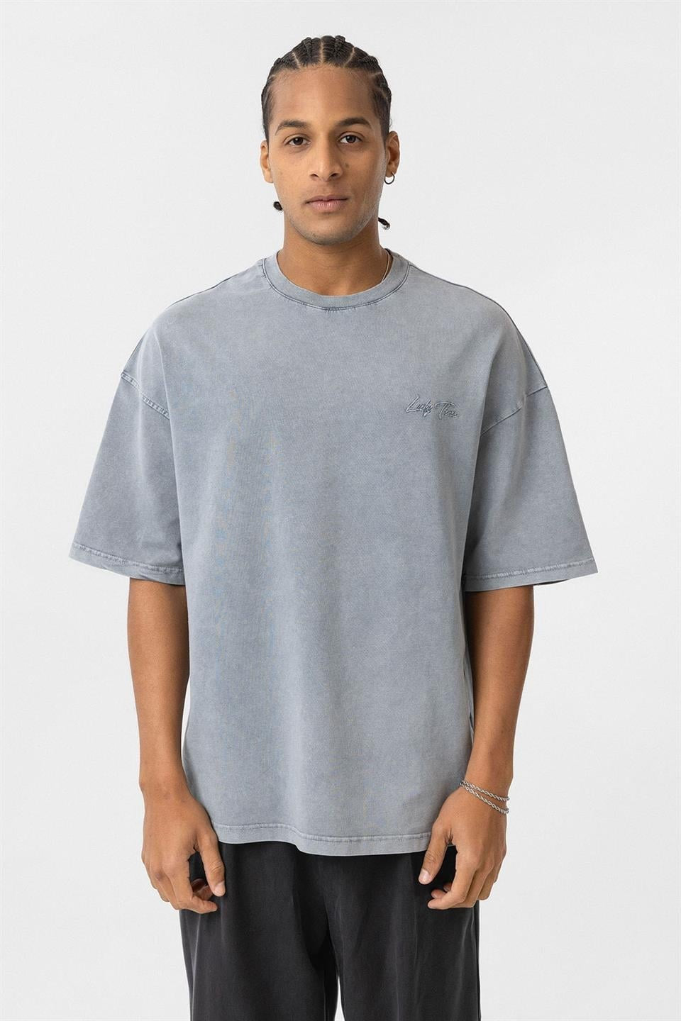 Oversized T-Shirt with Back Print (Machine Washable)