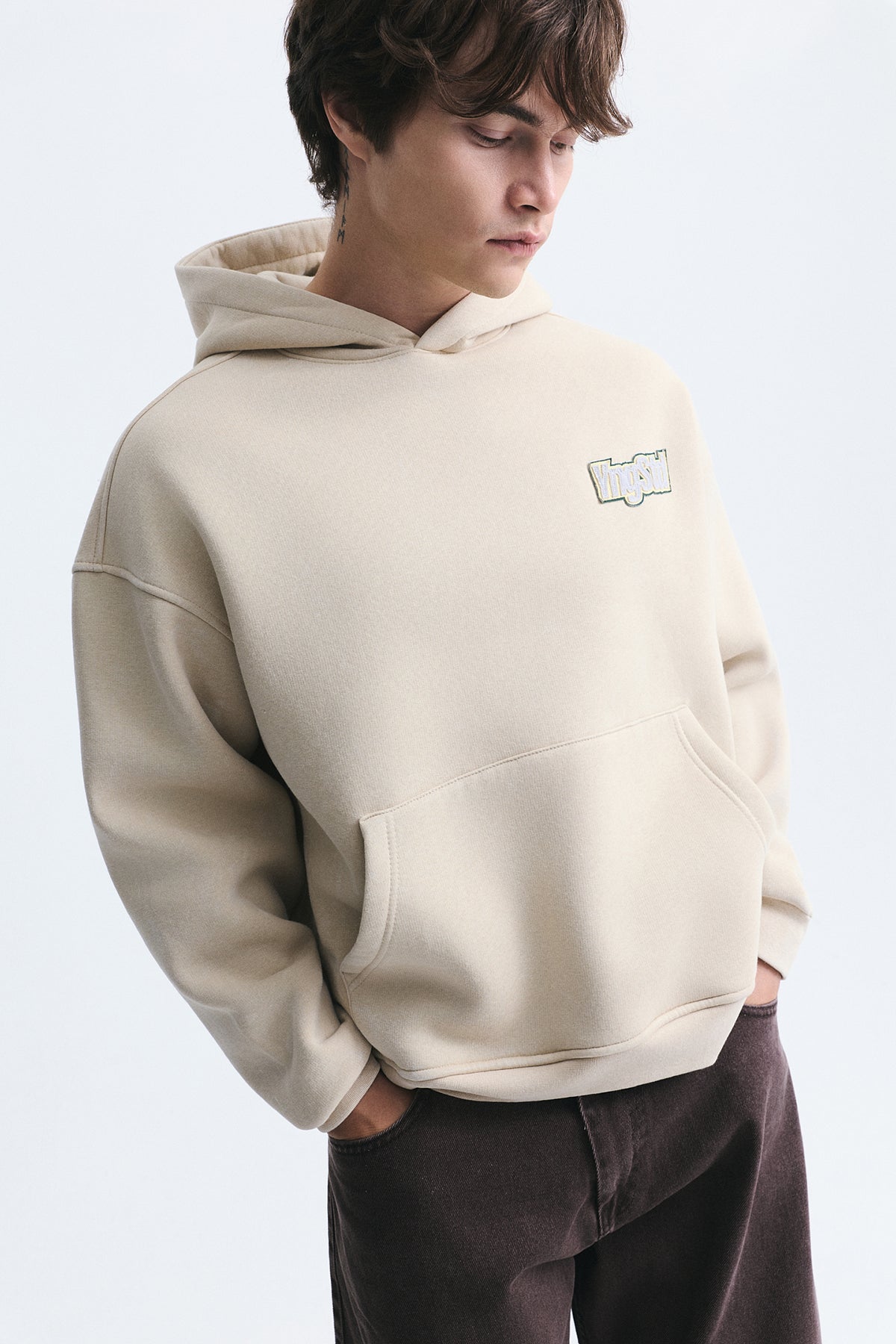 Oversized Sweatshirt with Back Print