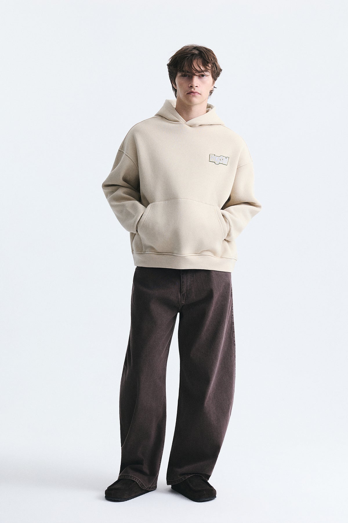 Oversized Sweatshirt with Back Print