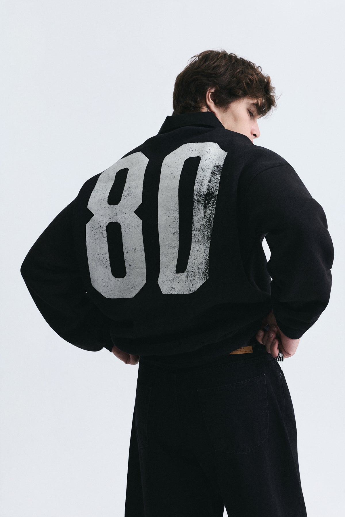 Milan-Printed Oversized Sweatshirt