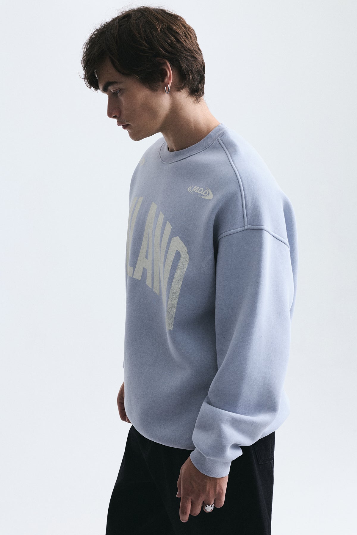 Milan-Printed Oversized Sweatshirt