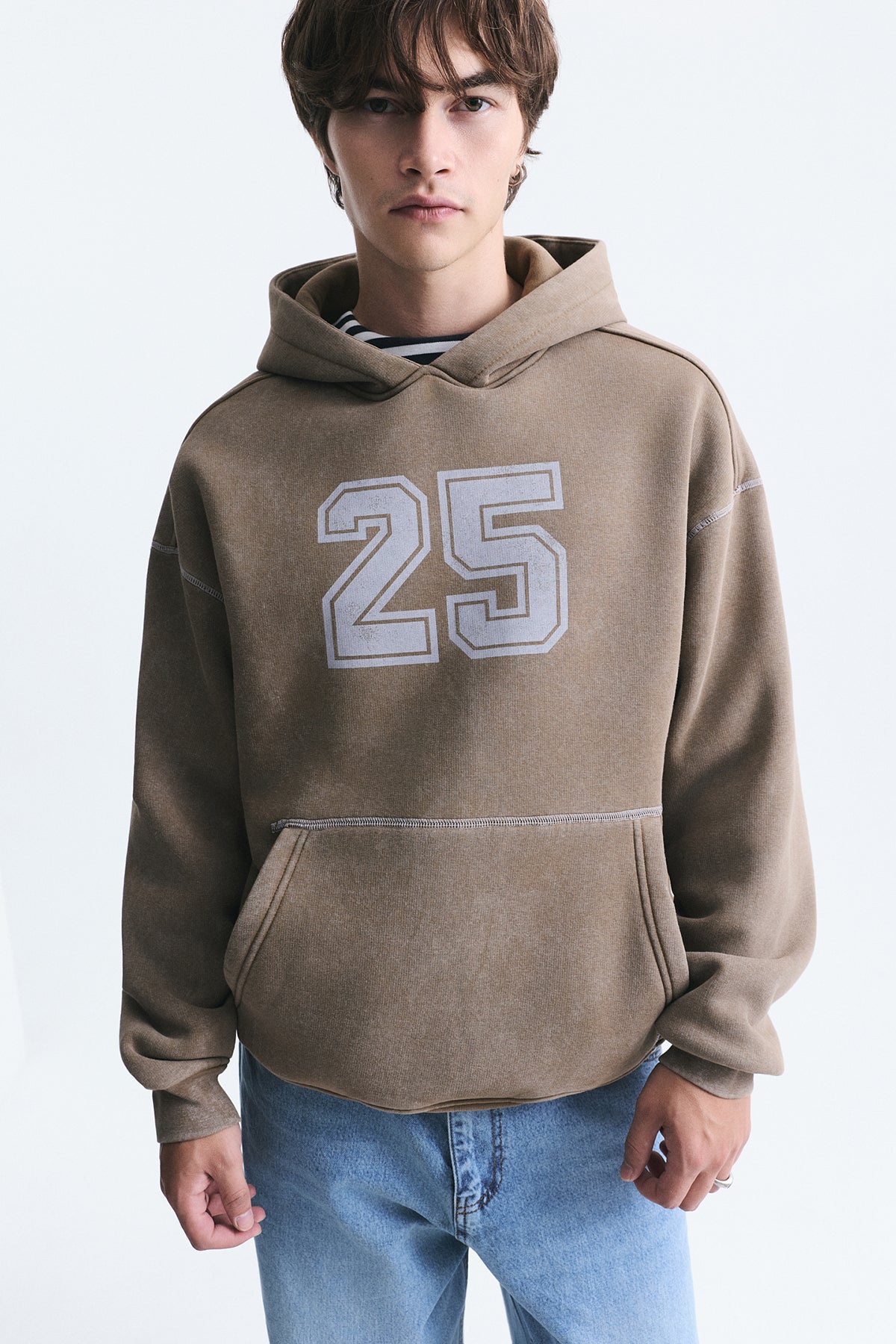 Printed Oversized Sweatshirt