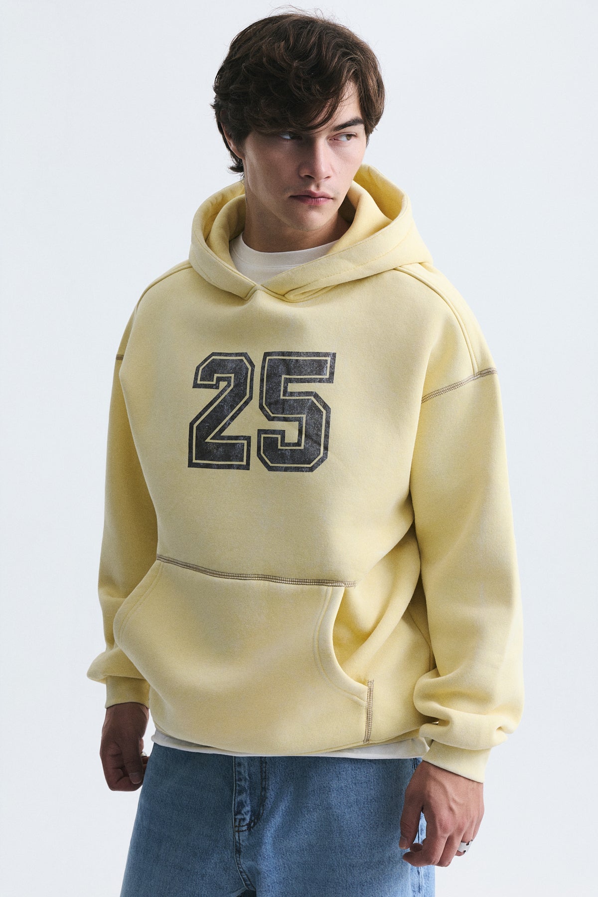 Printed Oversized Sweatshirt