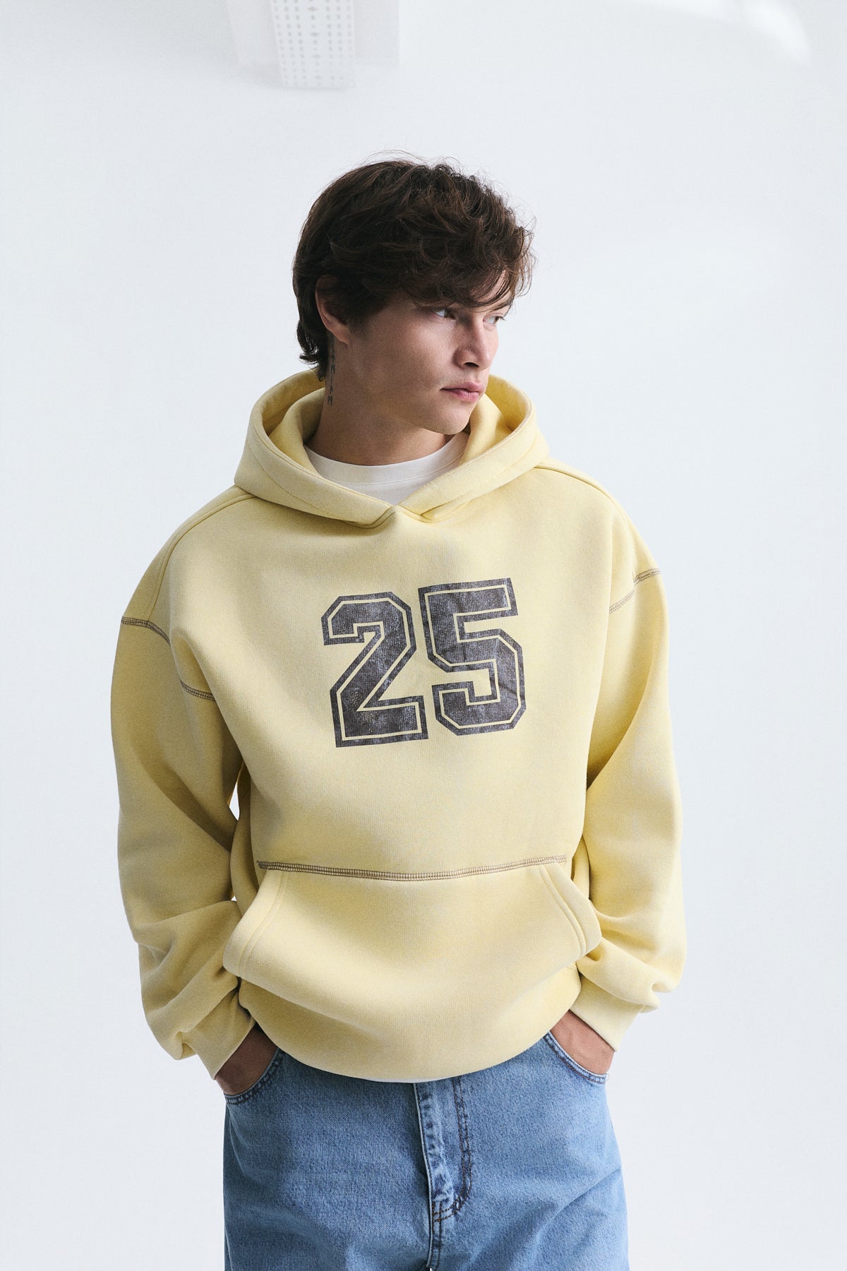 Printed Oversized Sweatshirt