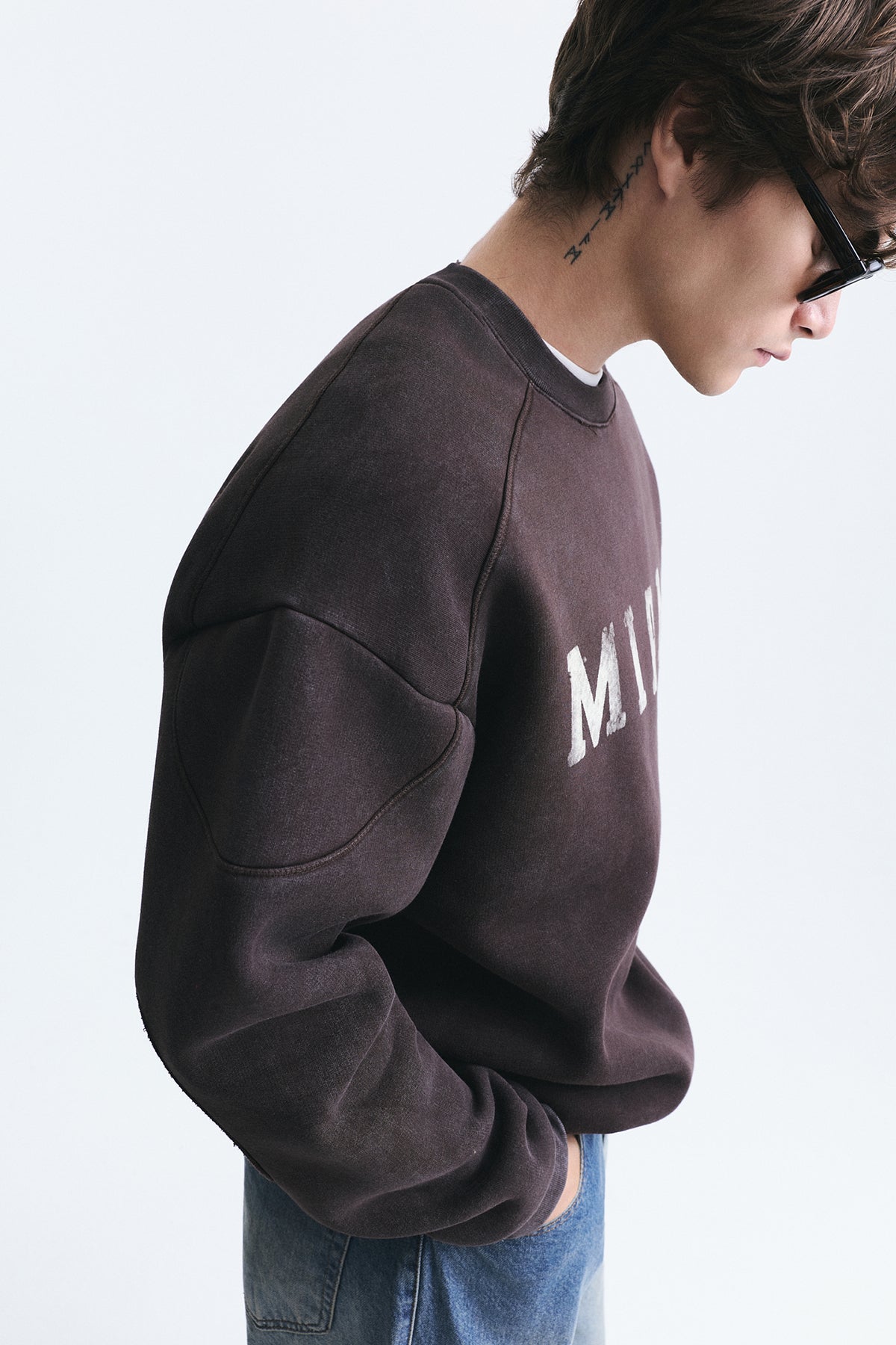 Miami Printed Bike Neck Sweatshirt