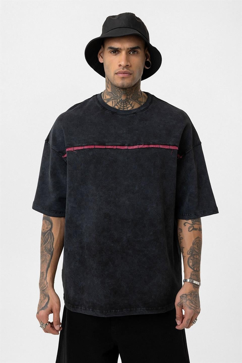 Oversized T-Shirt with Back Print (Machine Washable)