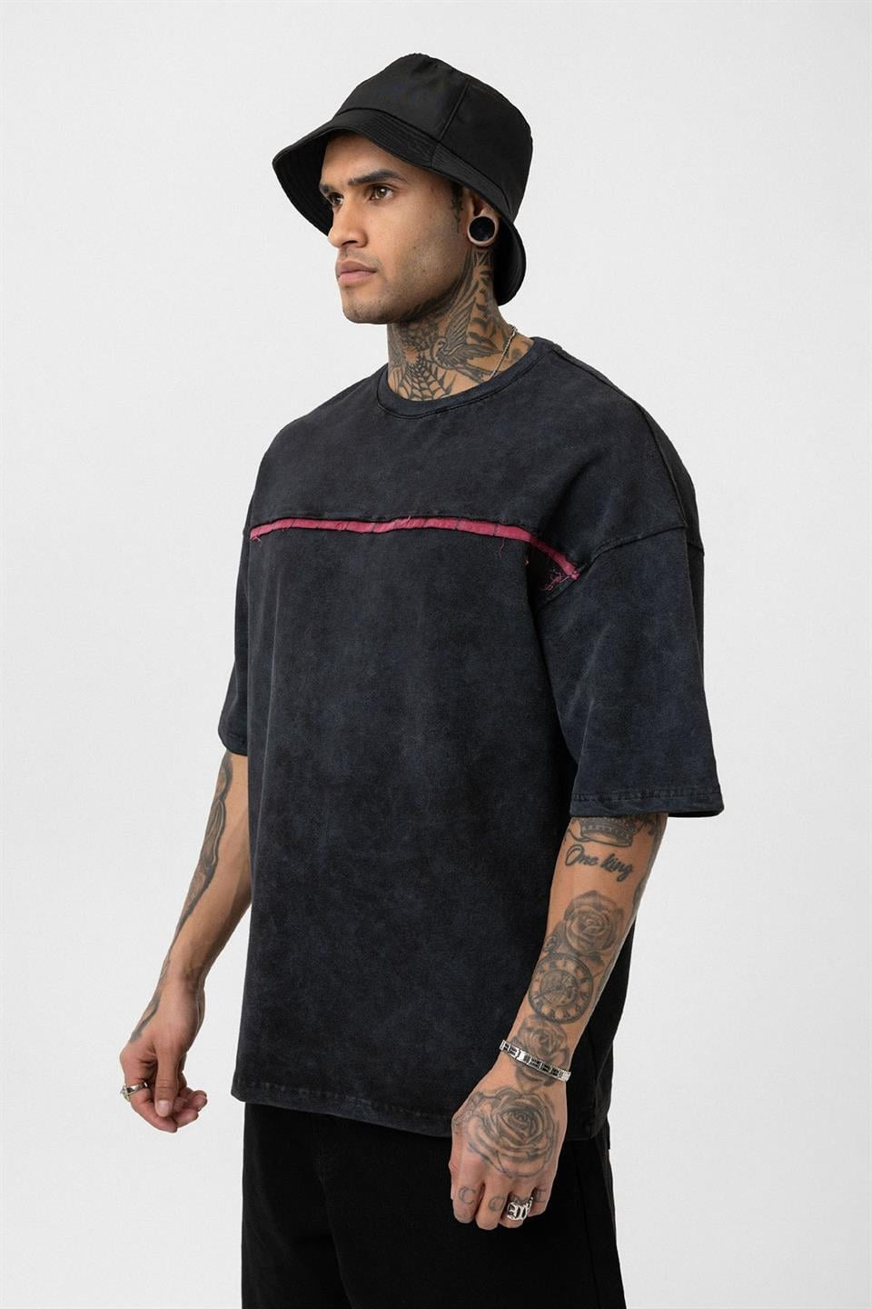 Oversized T-Shirt with Back Print (Machine Washable)