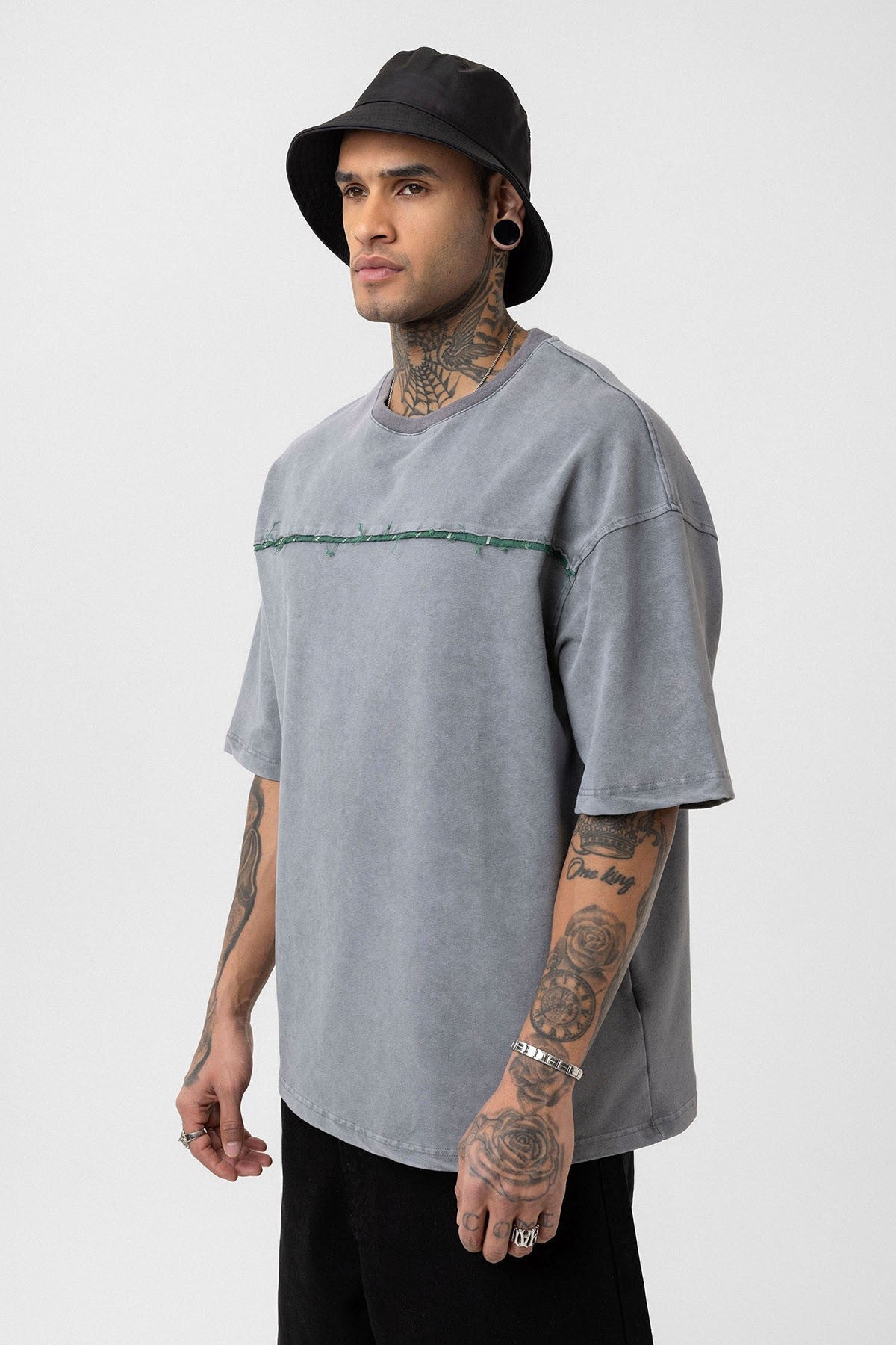 Oversized T-Shirt with Back Print (Machine Washable)