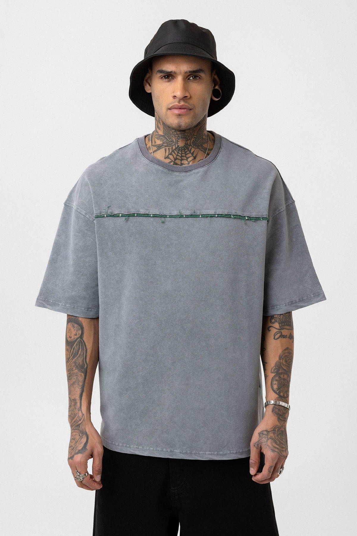 Oversized T-Shirt with Back Print (Machine Washable)