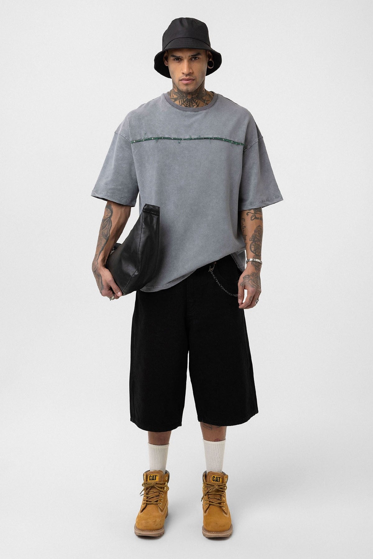 Oversized T-Shirt with Back Print (Machine Washable)