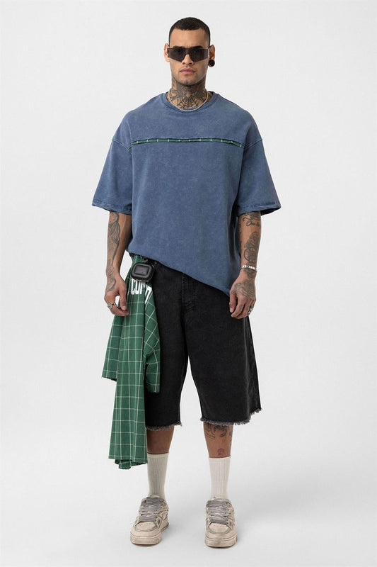 Oversized T-Shirt with Back Print (Machine Washable)