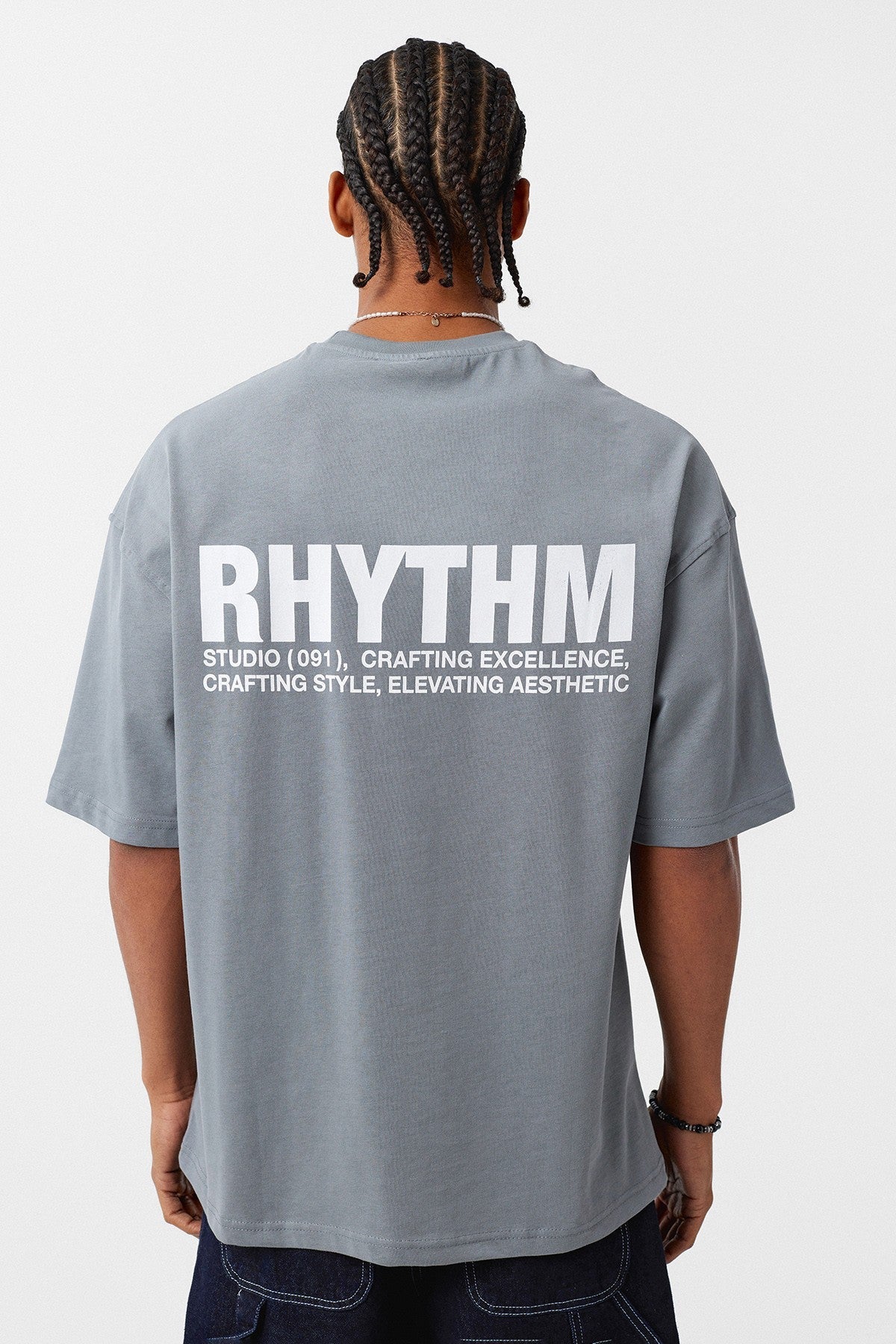 Oversized T-Shirt with Back Print (Machine Washable)