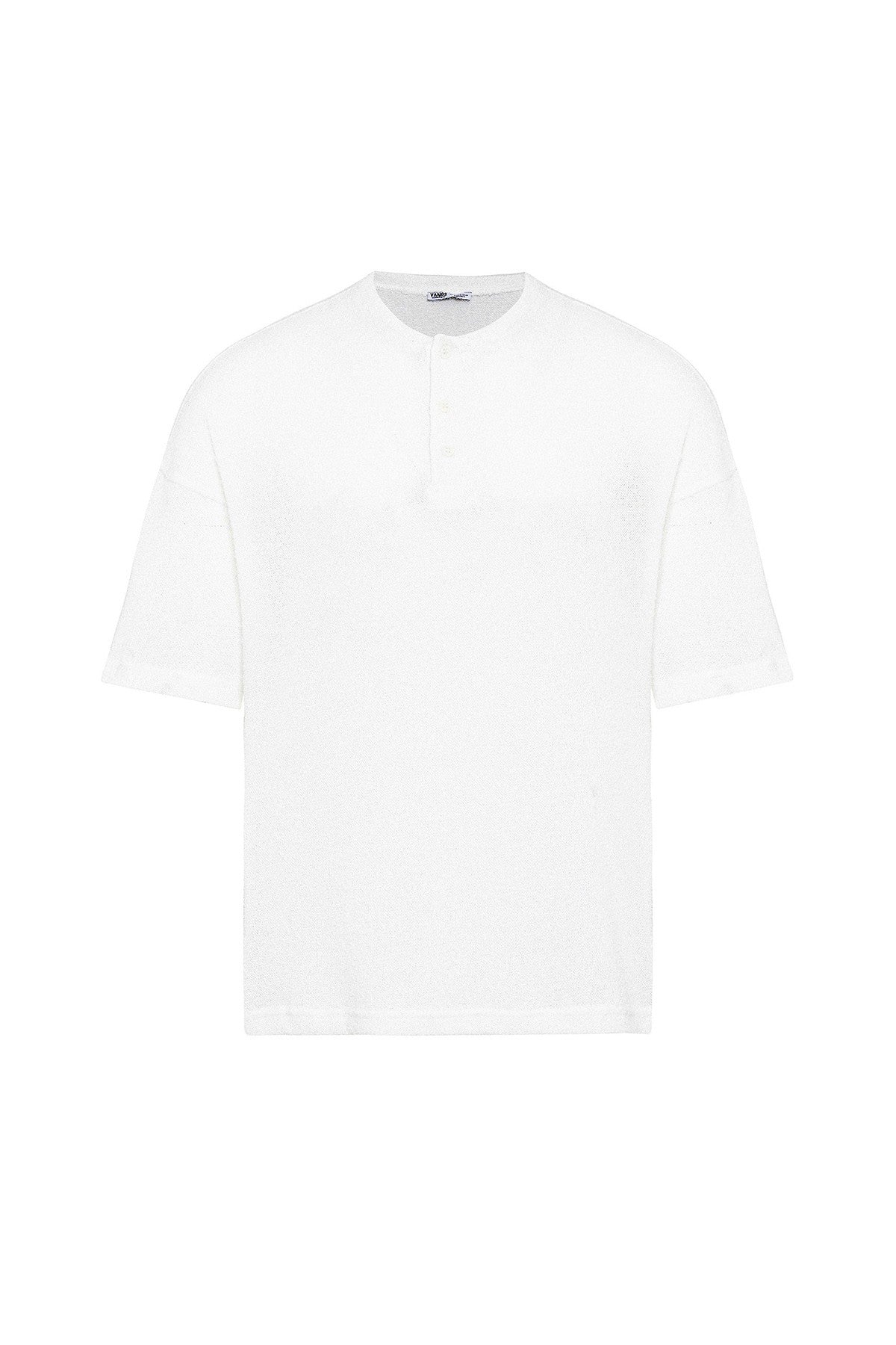 Basic Oversized Button-Down T-Shirt