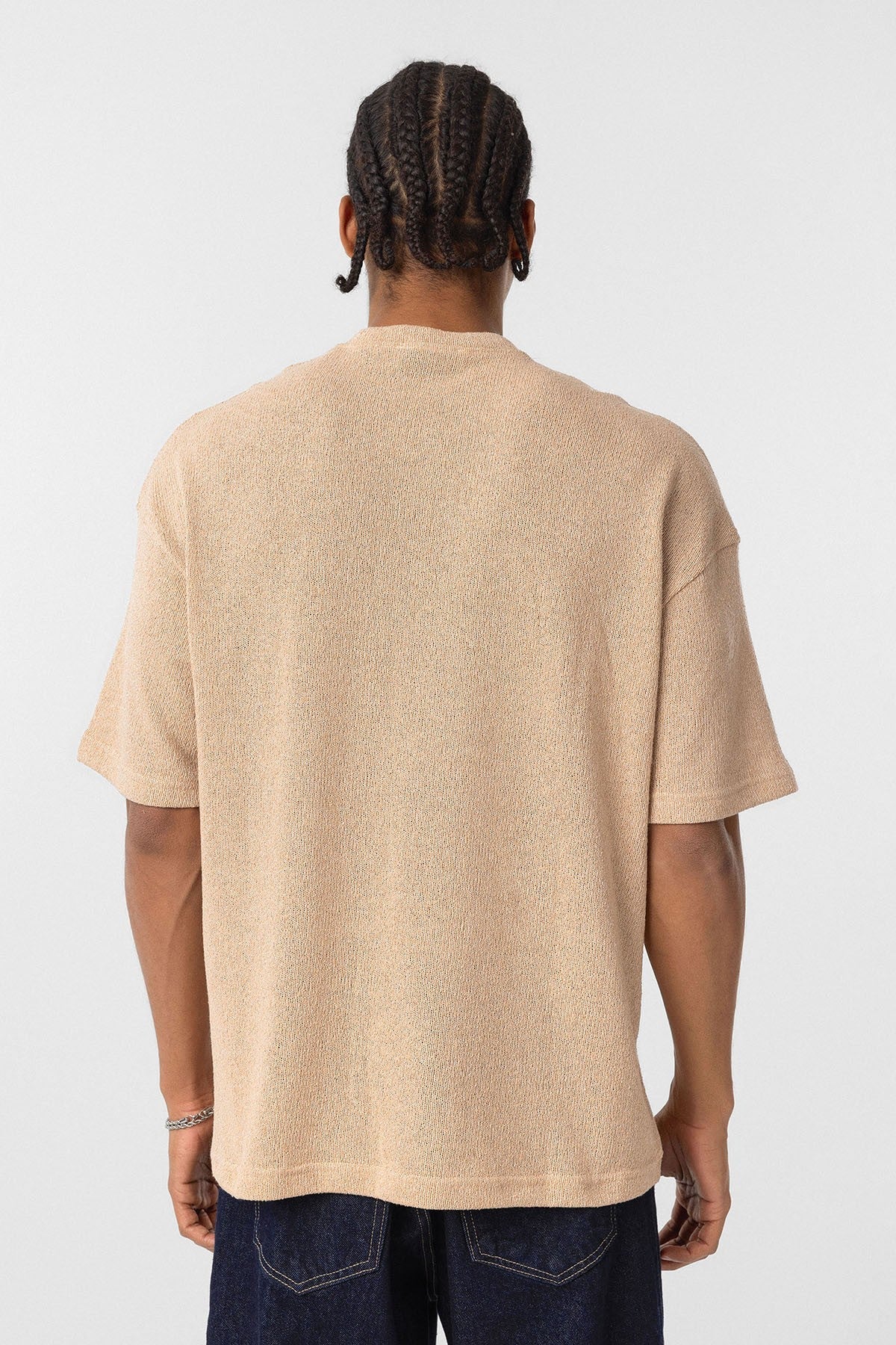 Basic Oversized Button-Down T-Shirt