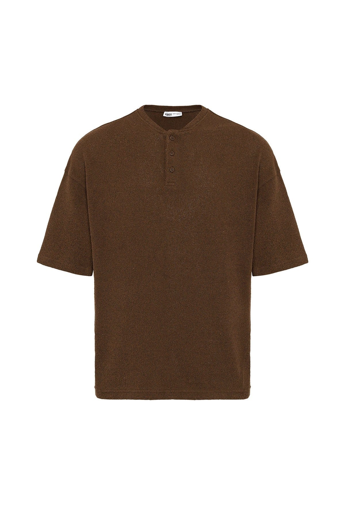 Basic Oversized Button-Down T-Shirt