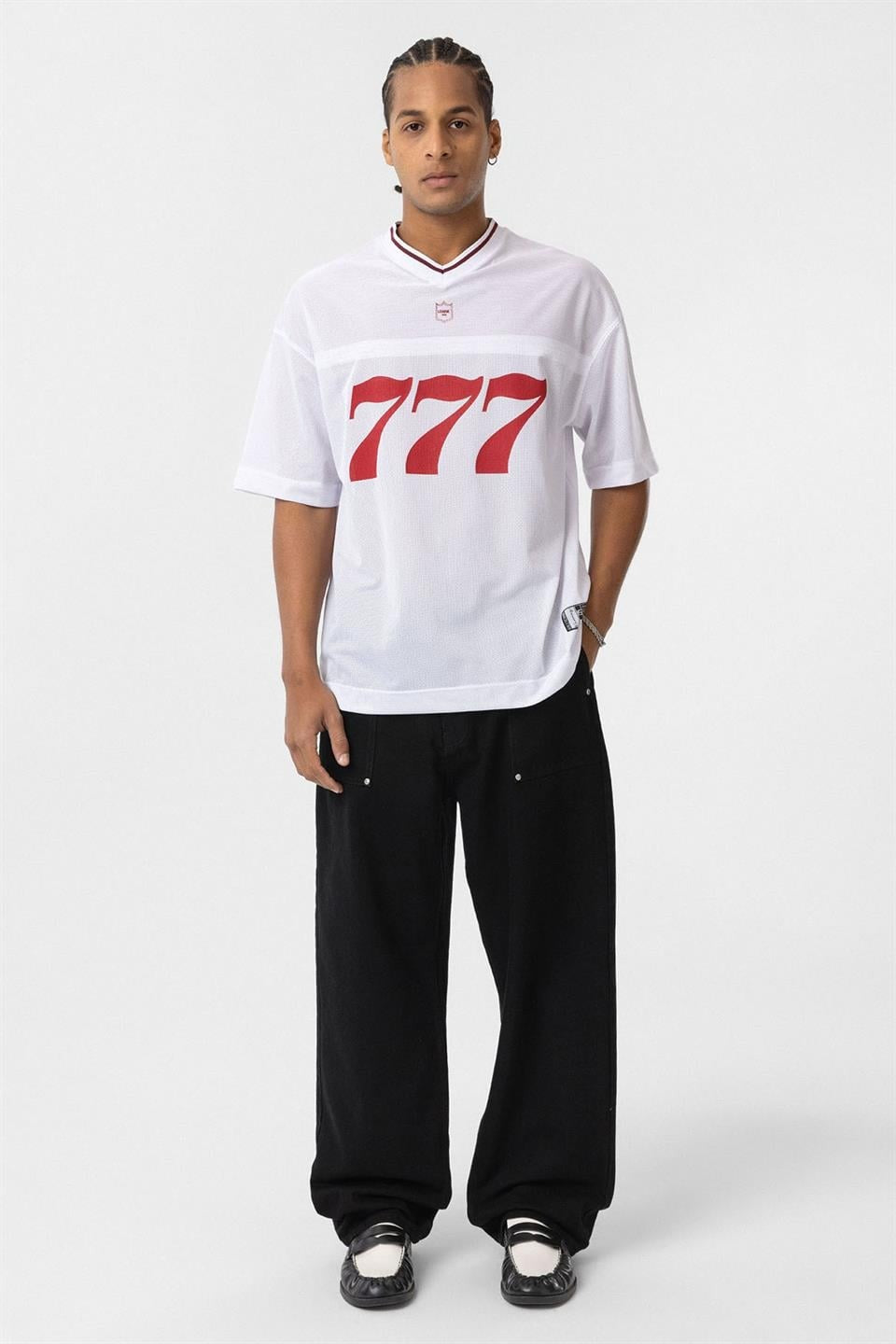 Oversized V-Neck T-Shirt