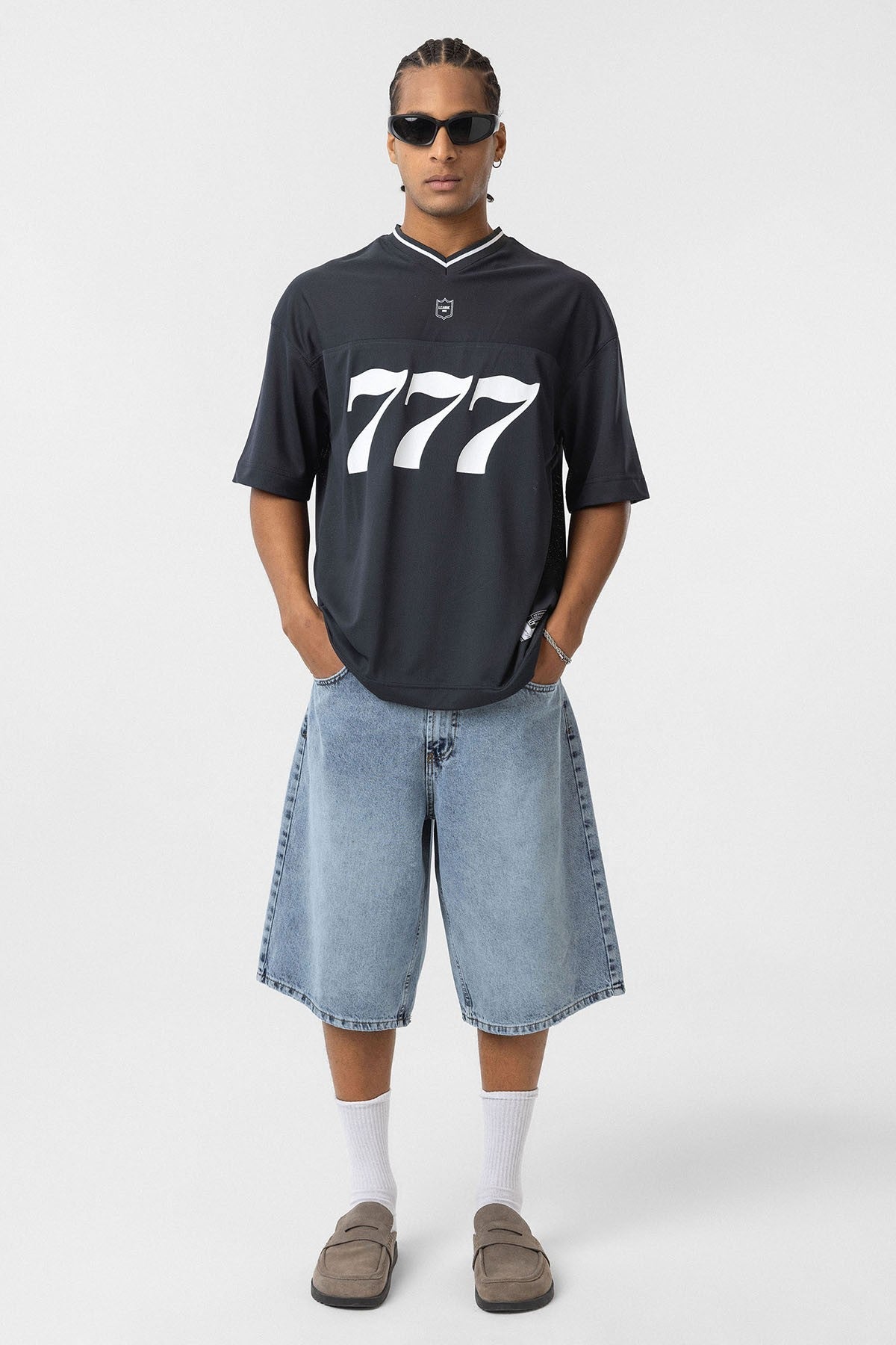 Oversized V-Neck T-Shirt