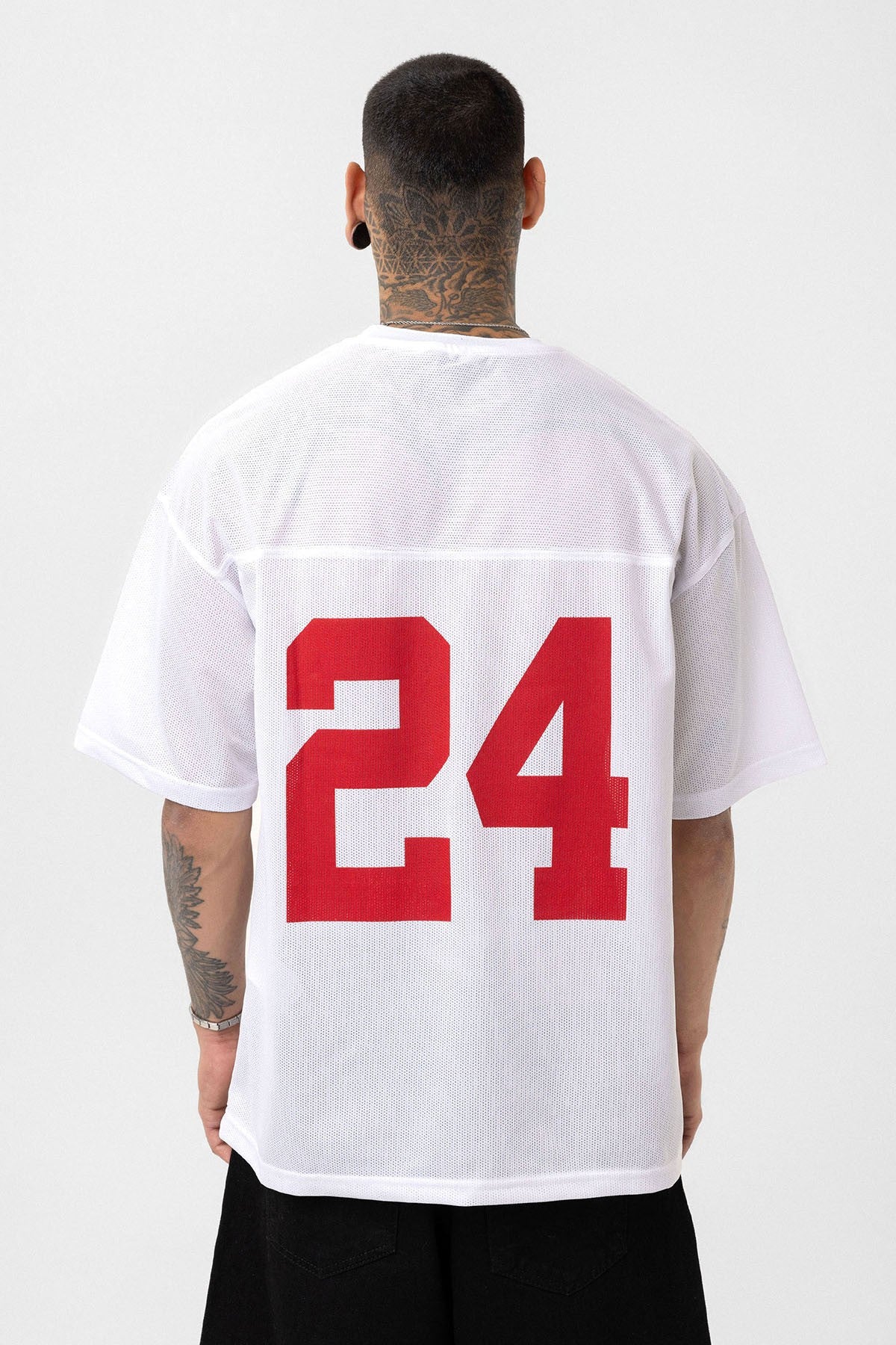 Oversized Printed Jersey T-Shirt V70-41