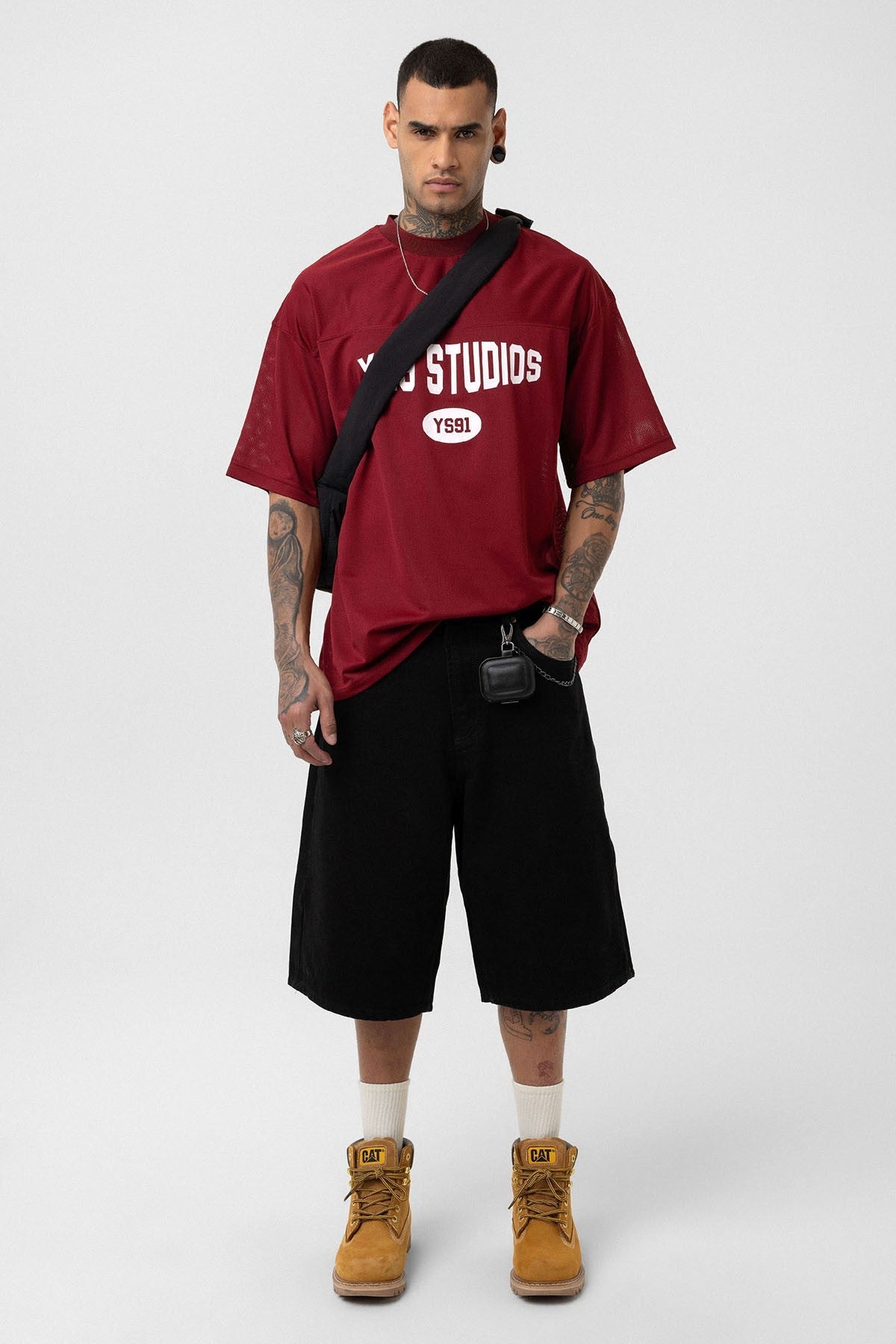 Oversized Printed Jersey T-Shirt V70-41