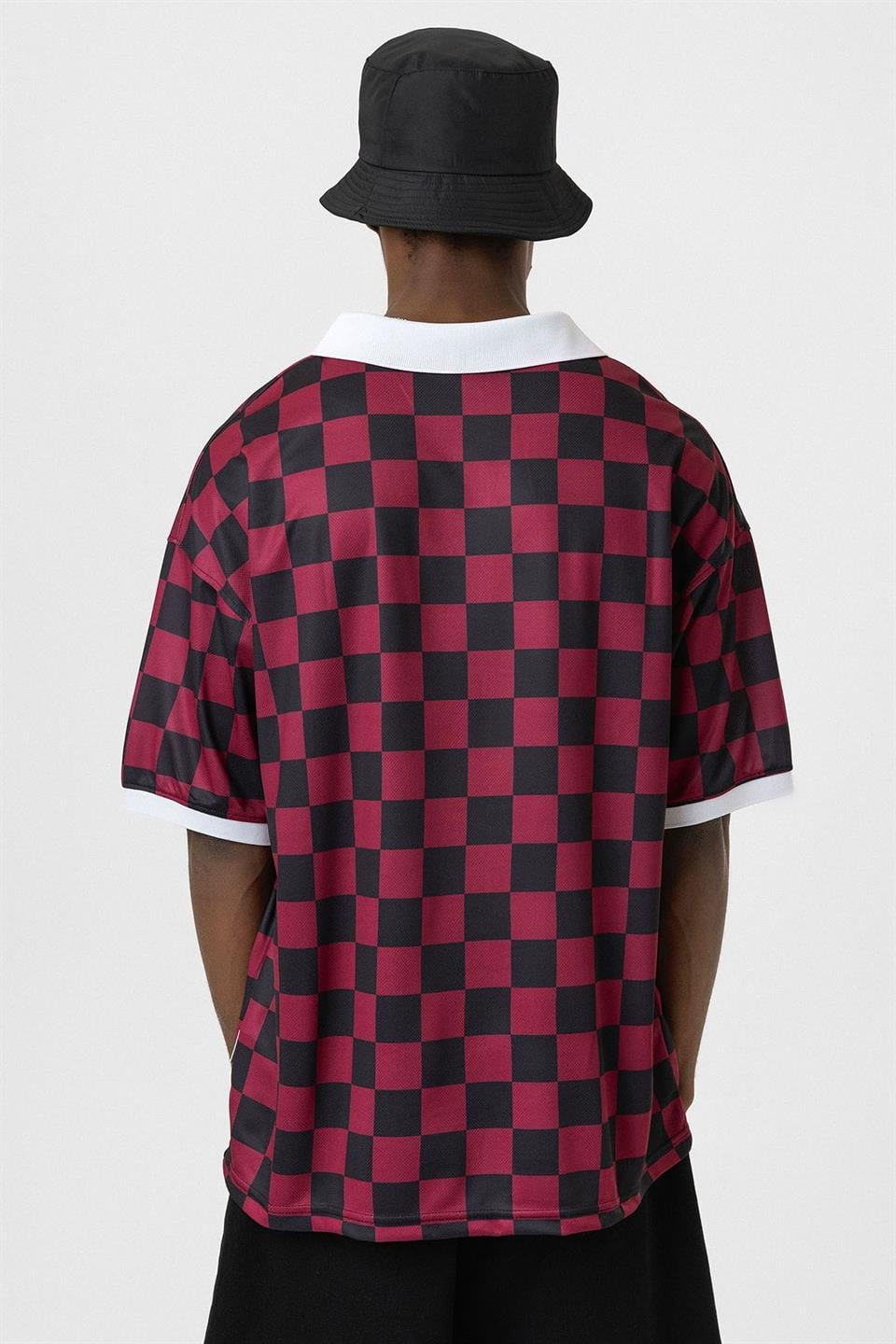 Oversized Polo-Neck T-Shirt