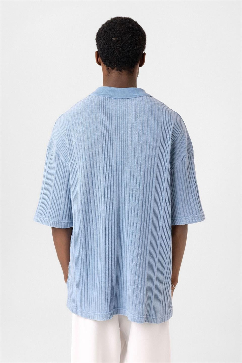 Oversized Polo-Neck Sweater