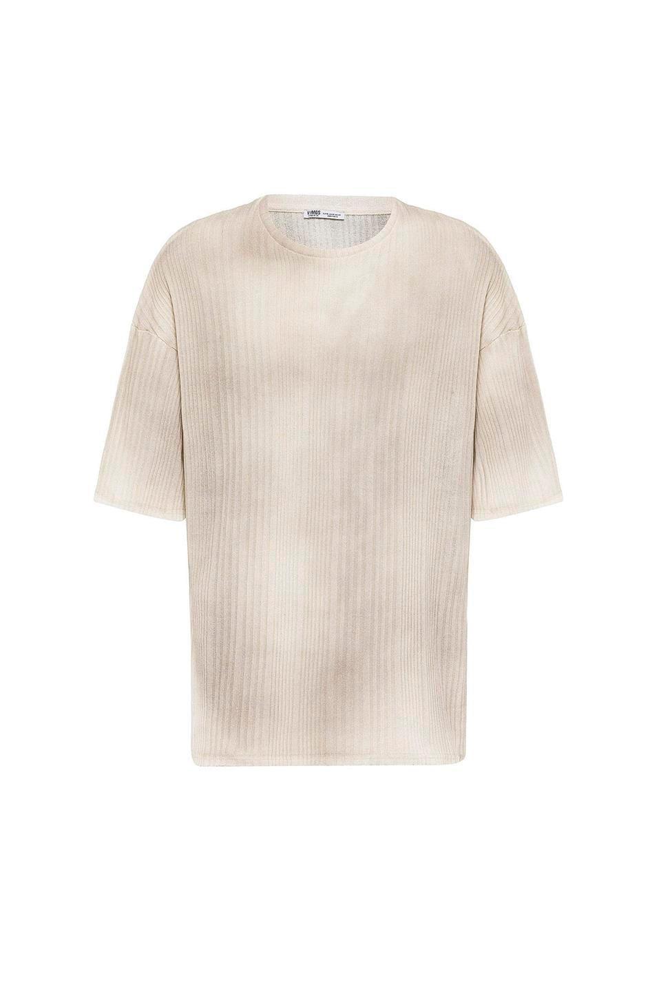 Oversized Knit T-Shirt (Machine Washable)